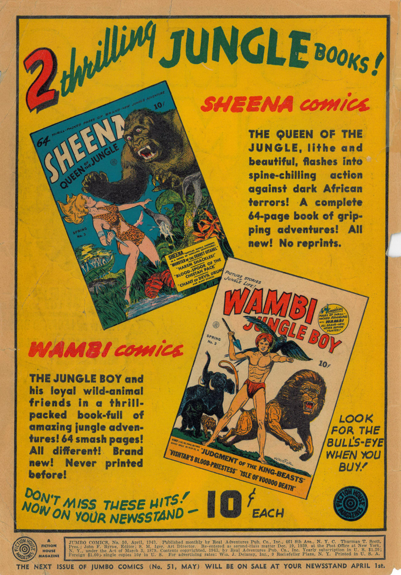 Read online Jumbo Comics comic -  Issue #50 - 2