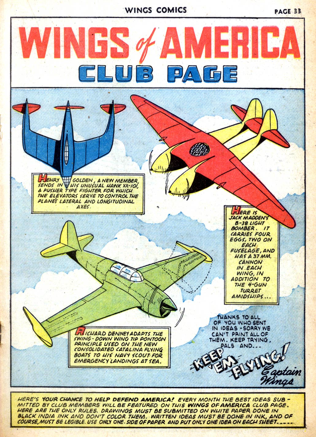 Read online Wings Comics comic -  Issue #21 - 35