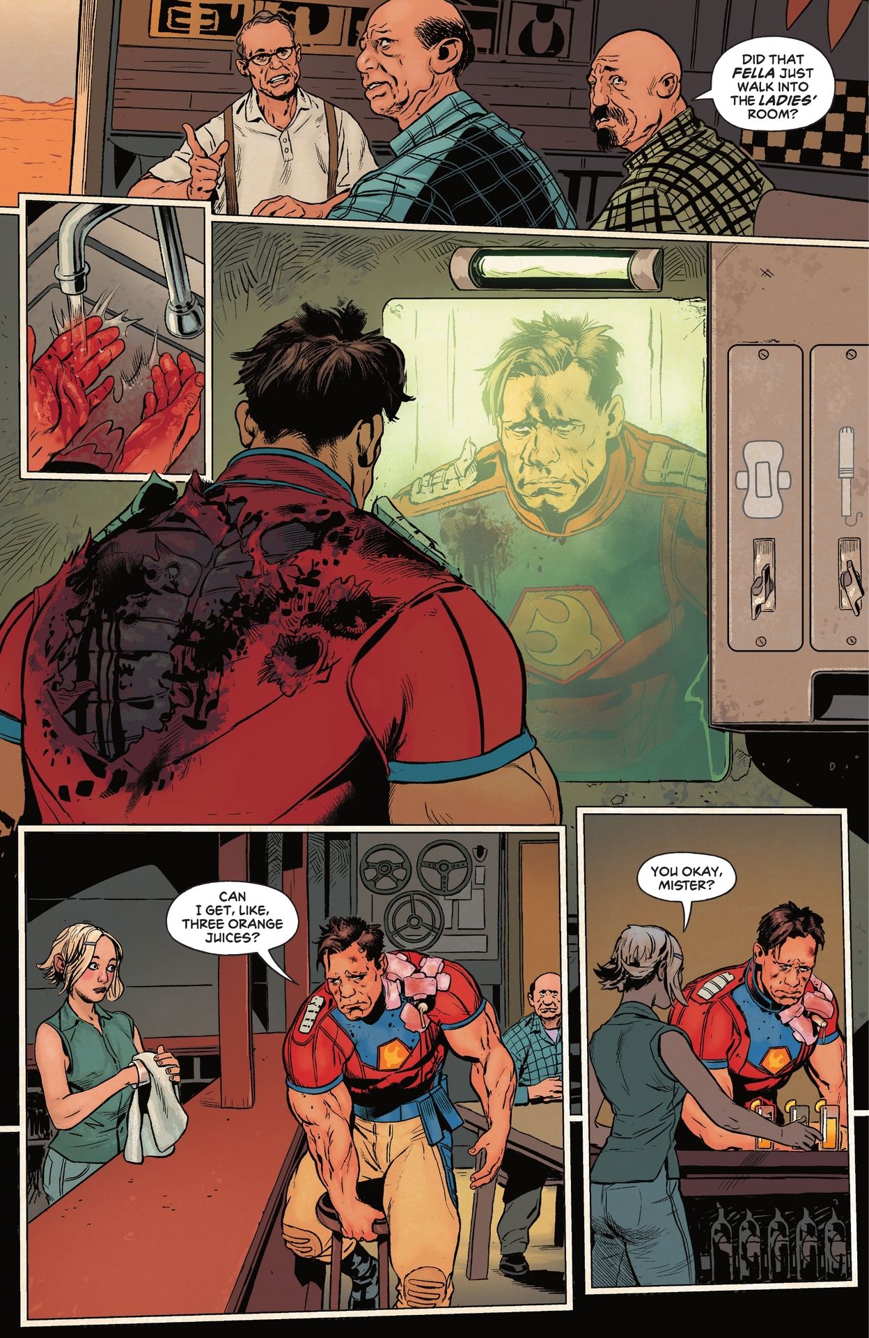 Read online Peacemaker Tries Hard! comic -  Issue #3 - 7