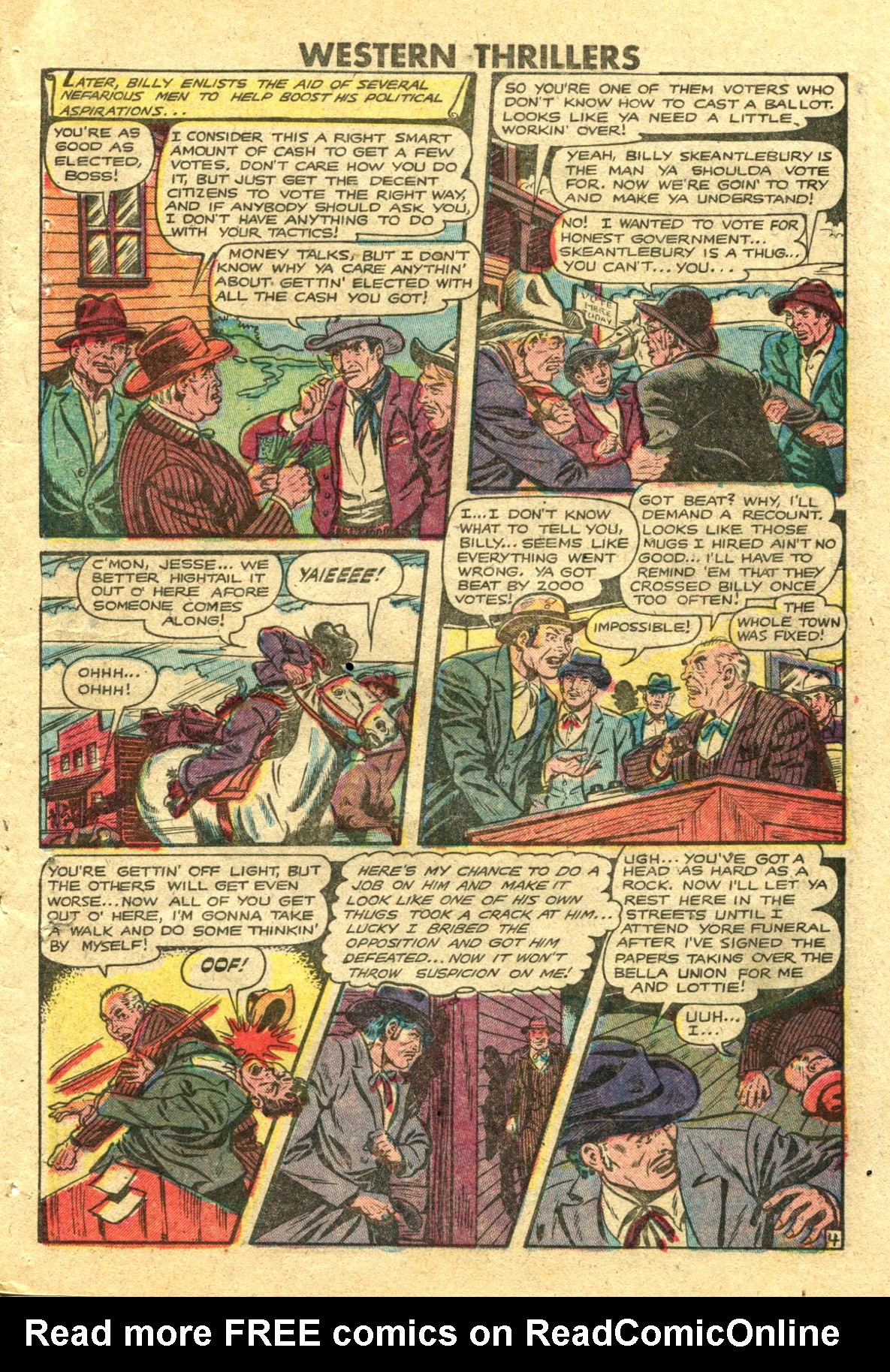 Read online Western Thrillers (1948) comic -  Issue #4 - 5