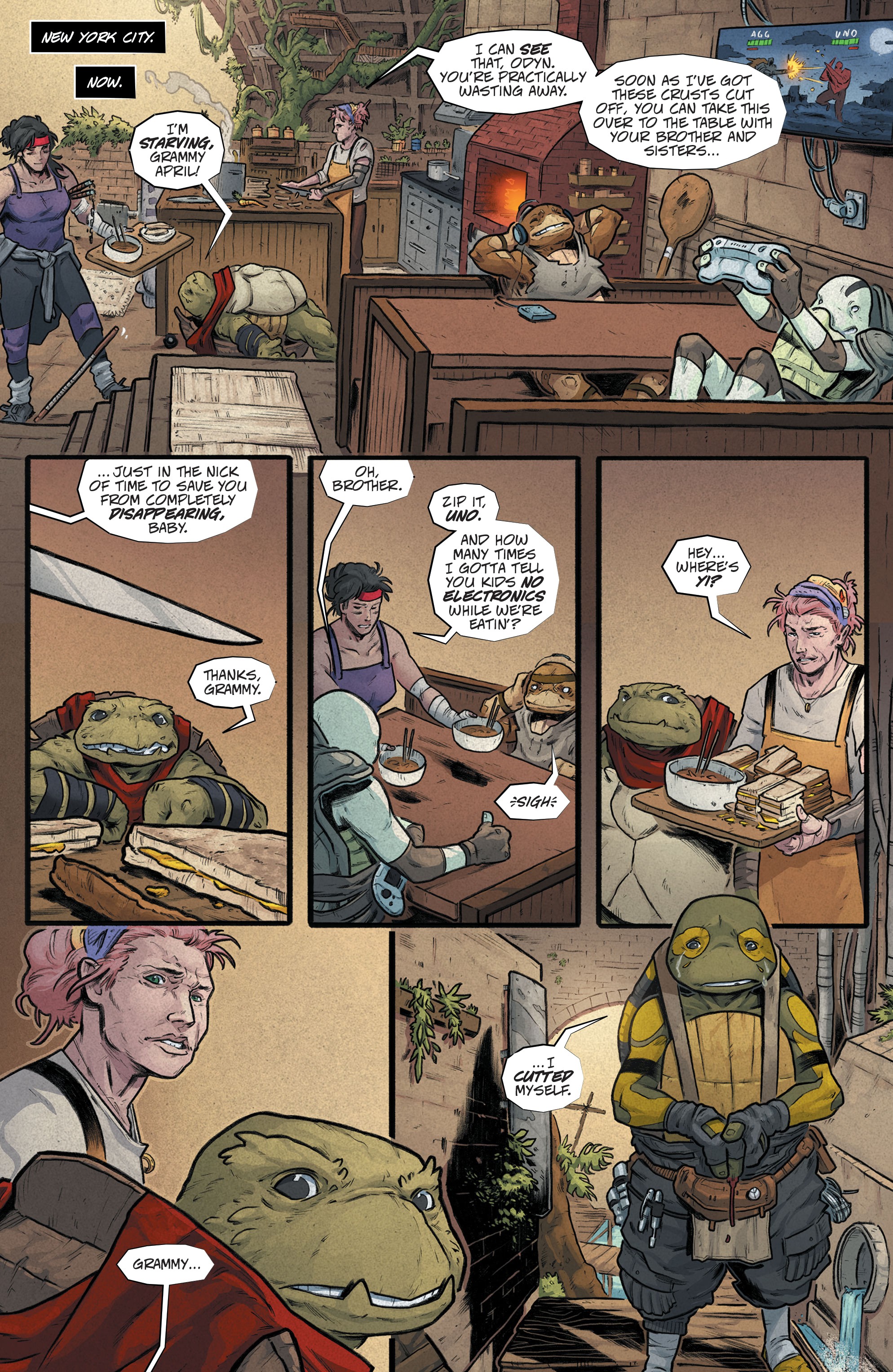 Read online Teenage Mutant Ninja Turtles: The Last Ronin - The Lost Years comic -  Issue #3 - 6