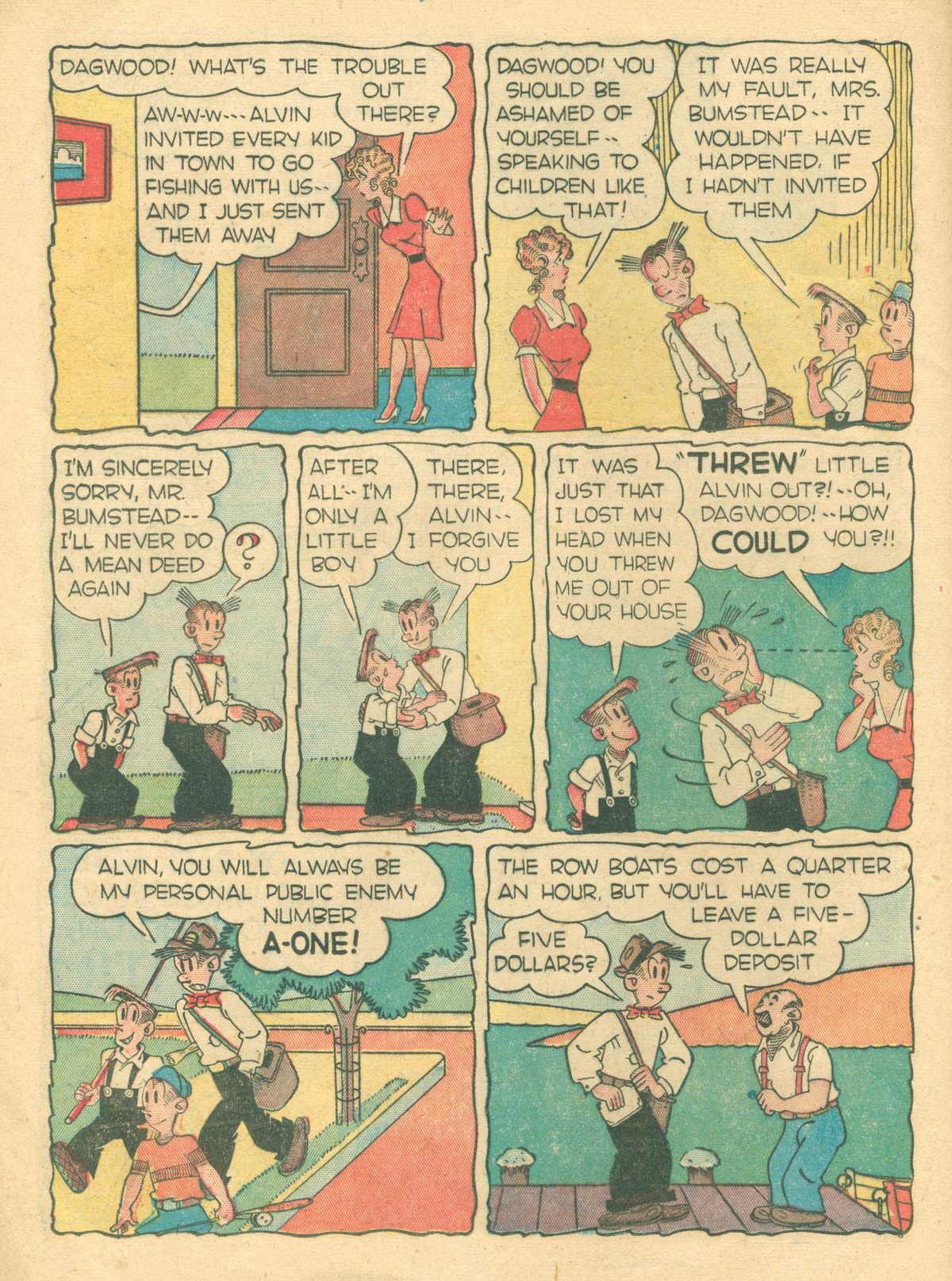 Read online Blondie Comics (1947) comic -  Issue #2 - 12
