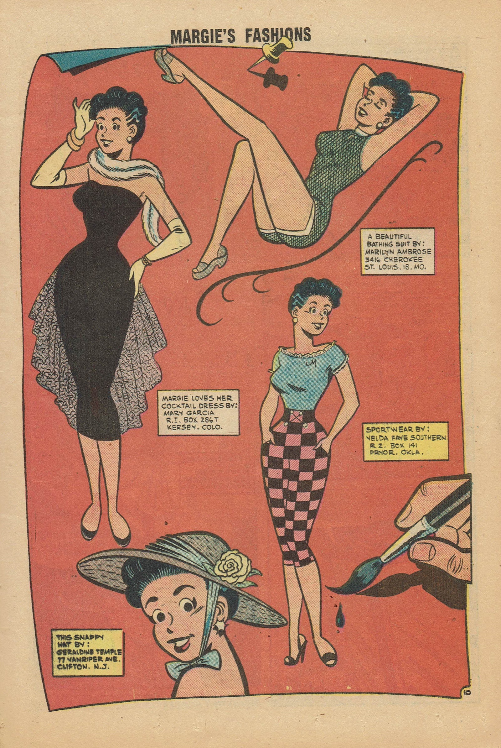 Read online My Little Margie's Fashions comic -  Issue #1 - 13