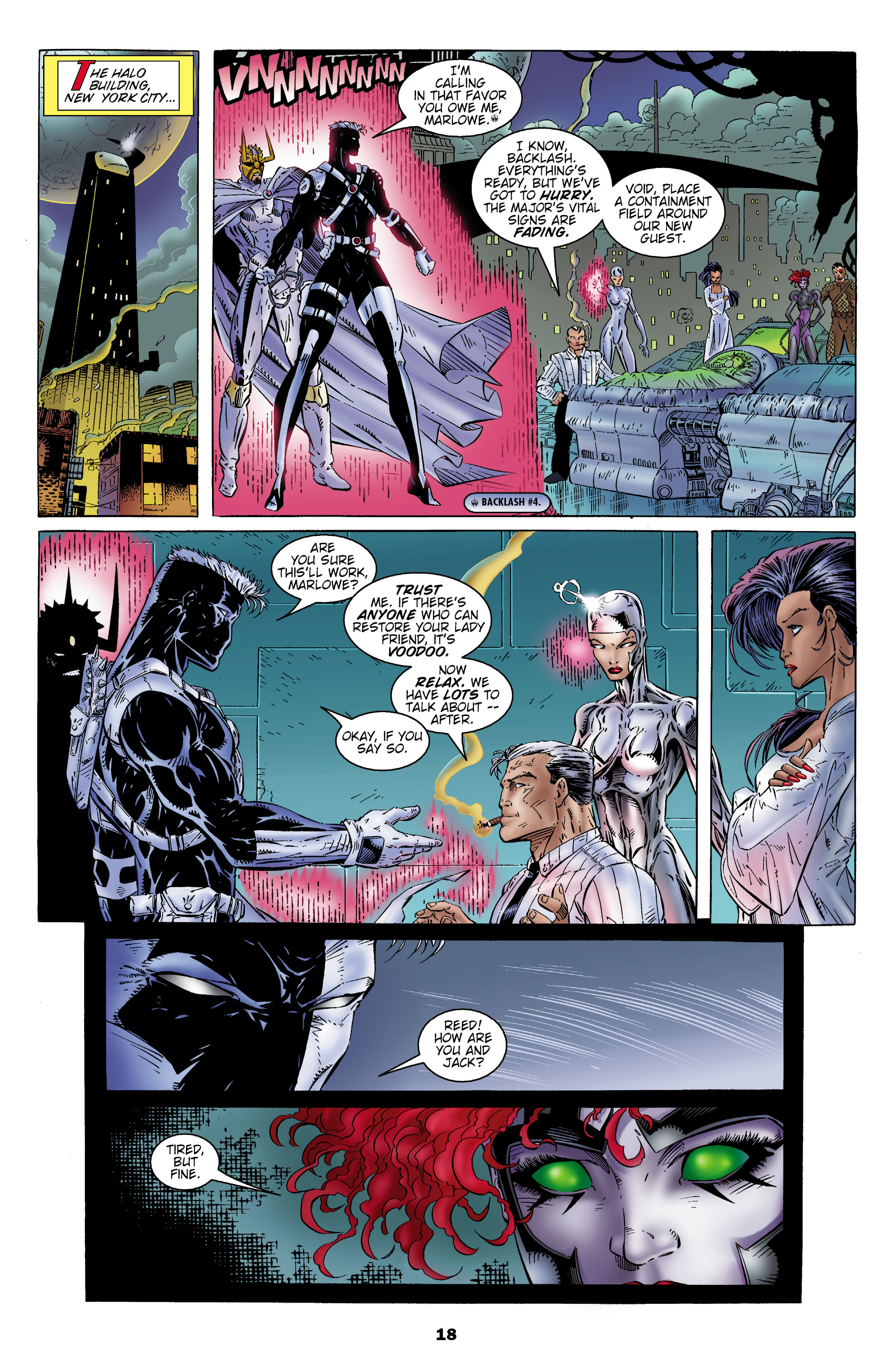 Read online Backlash comic -  Issue #6 - 19