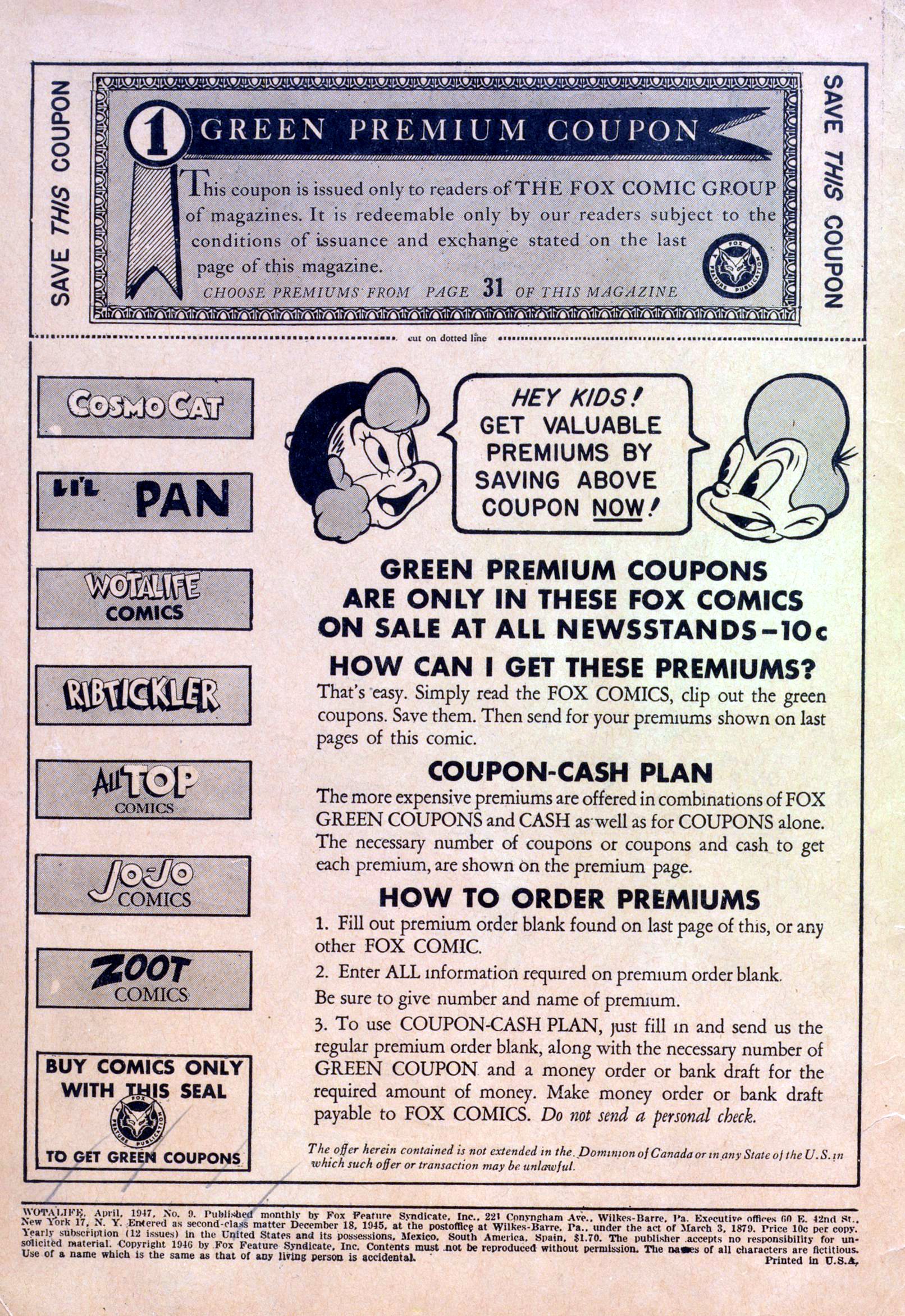 Read online Wotalife Comics comic -  Issue #9 - 2