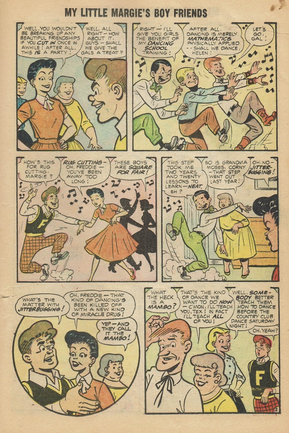 Read online My Little Margie's Boy Friends comic -  Issue #2 - 21