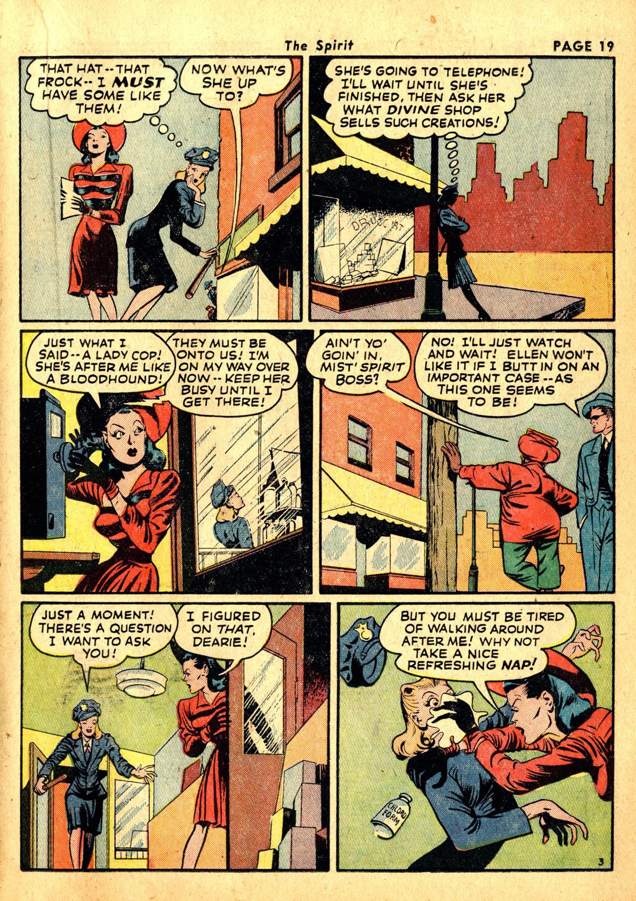Read online The Spirit (1944) comic -  Issue #1 - 21