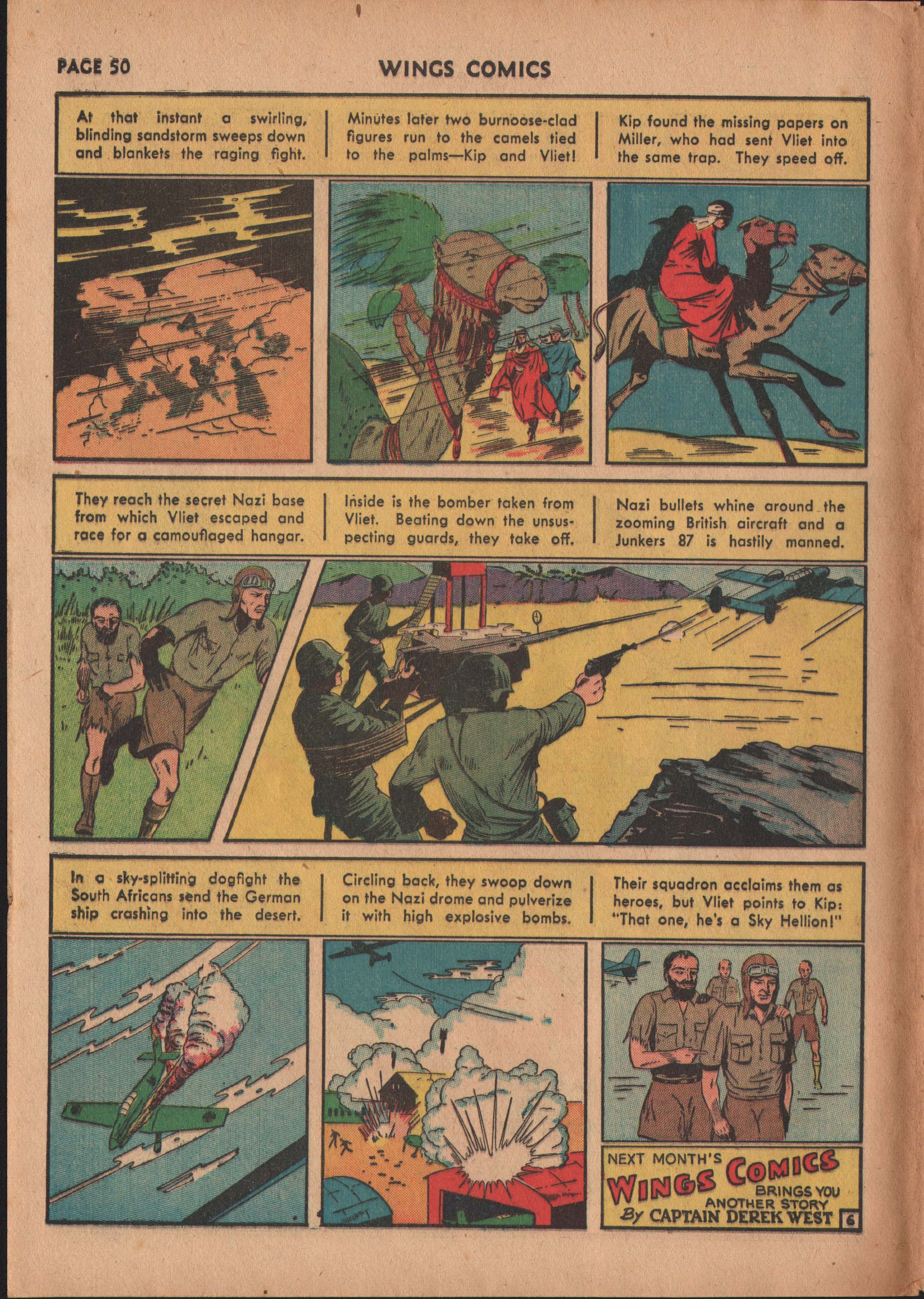 Read online Wings Comics comic -  Issue #13 - 52