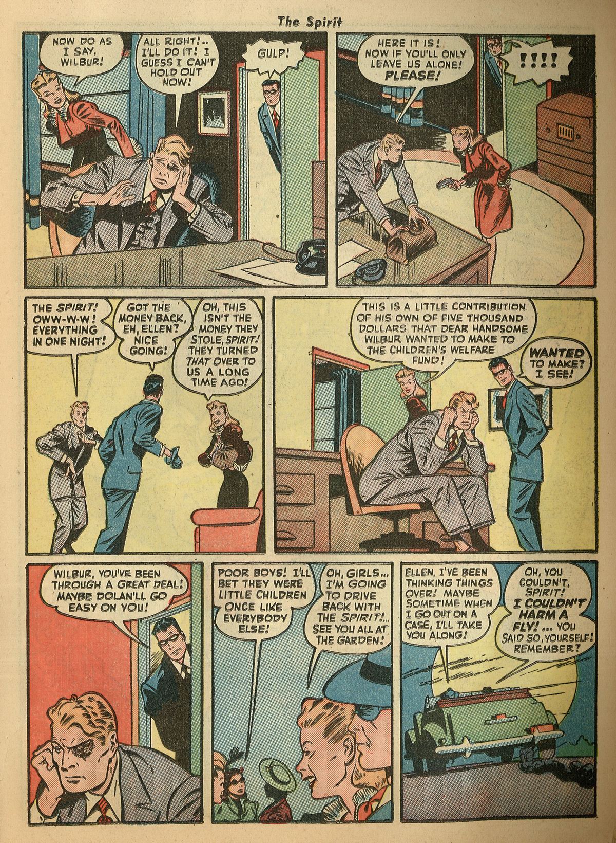 Read online The Spirit (1944) comic -  Issue #4 - 25