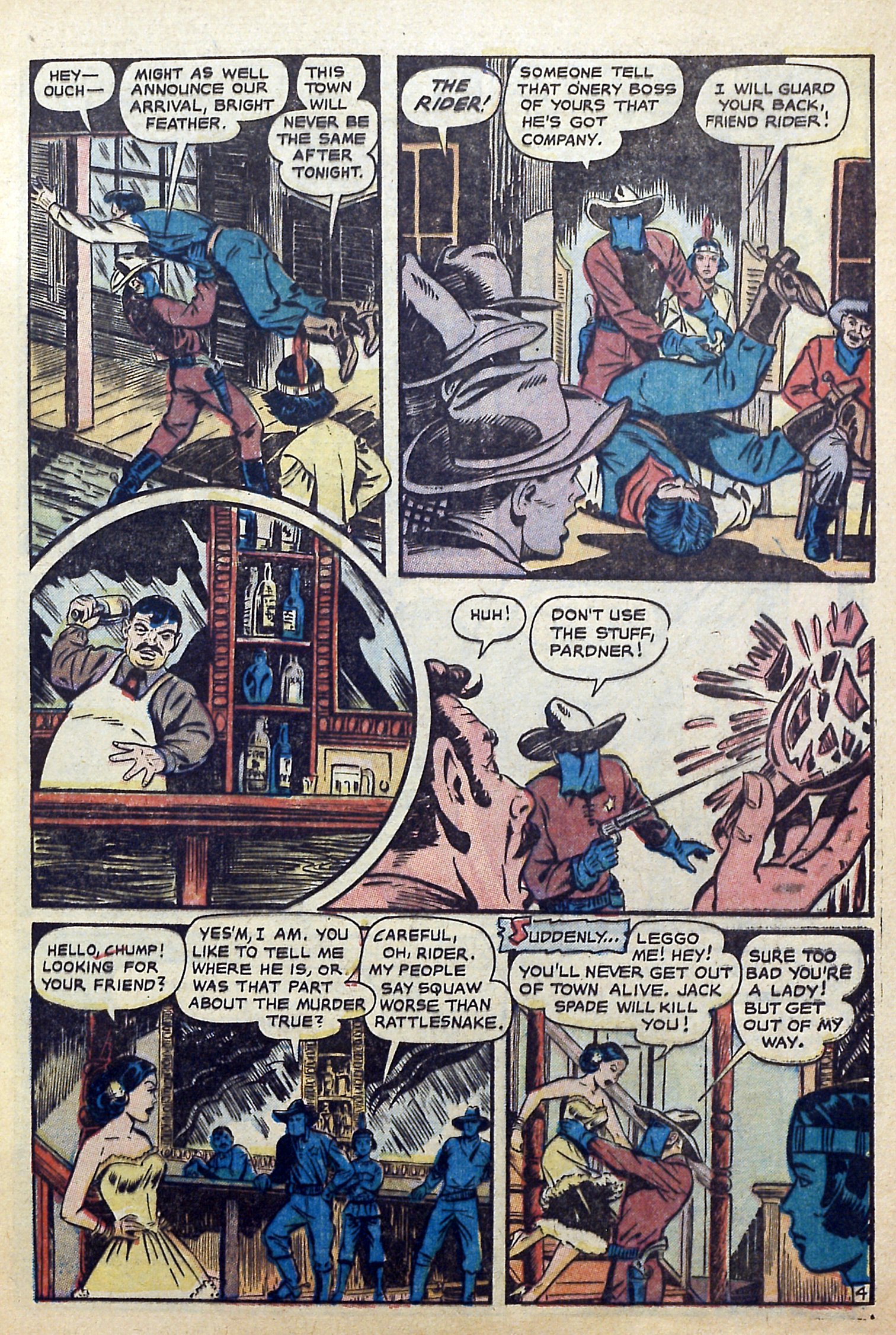 Read online Gunsmoke Trail comic -  Issue #1 - 7