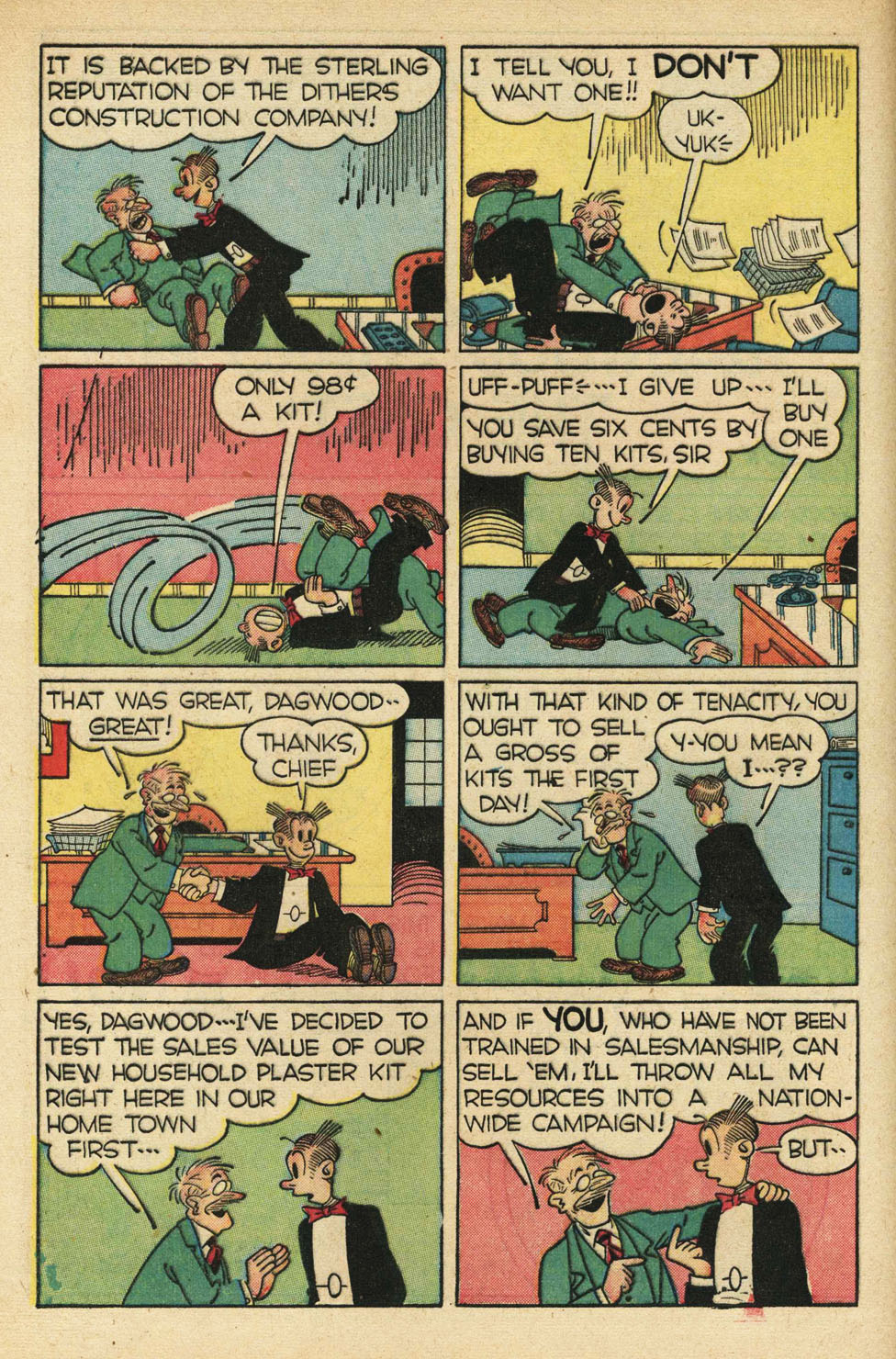 Read online Blondie Comics (1947) comic -  Issue #6 - 4