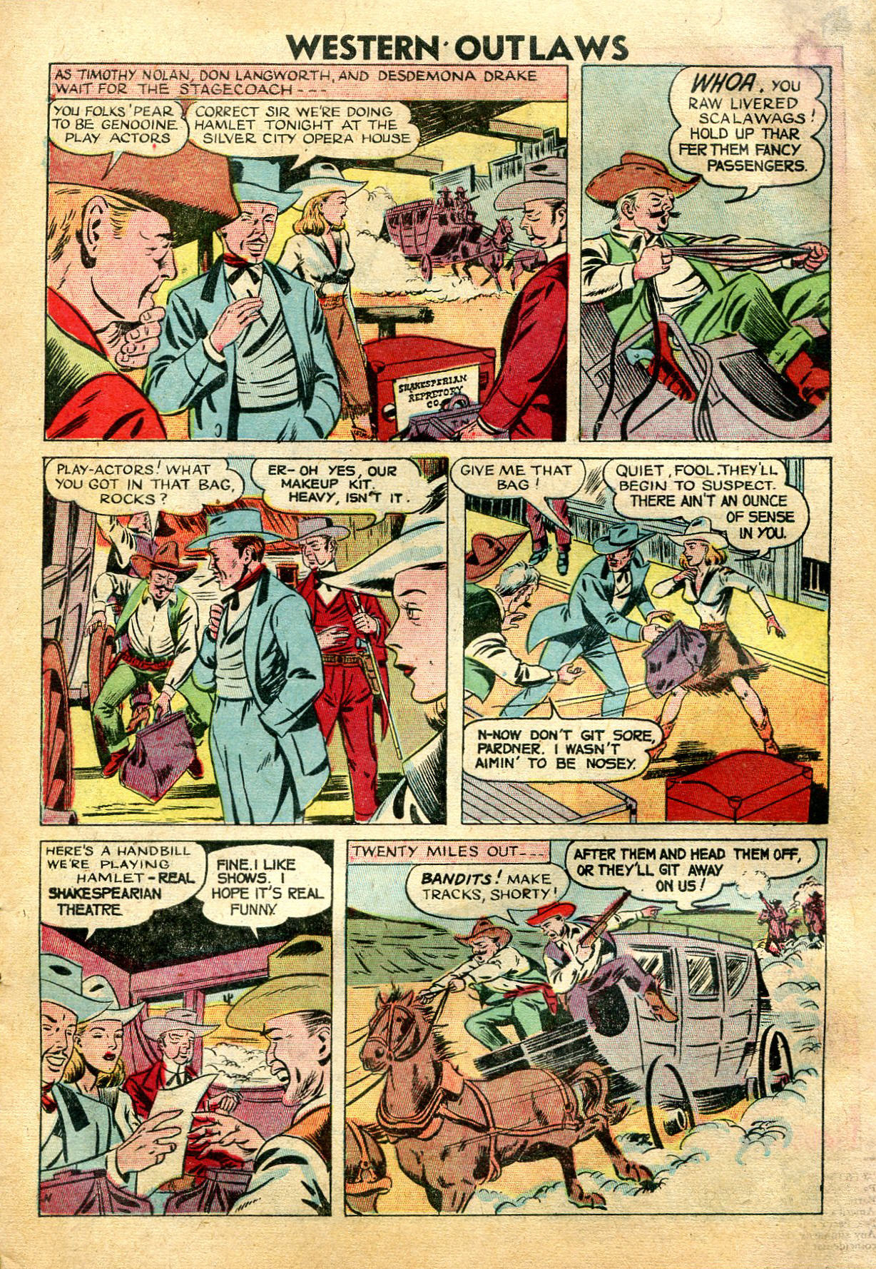 Read online Western Outlaws (1948) comic -  Issue #18 - 4