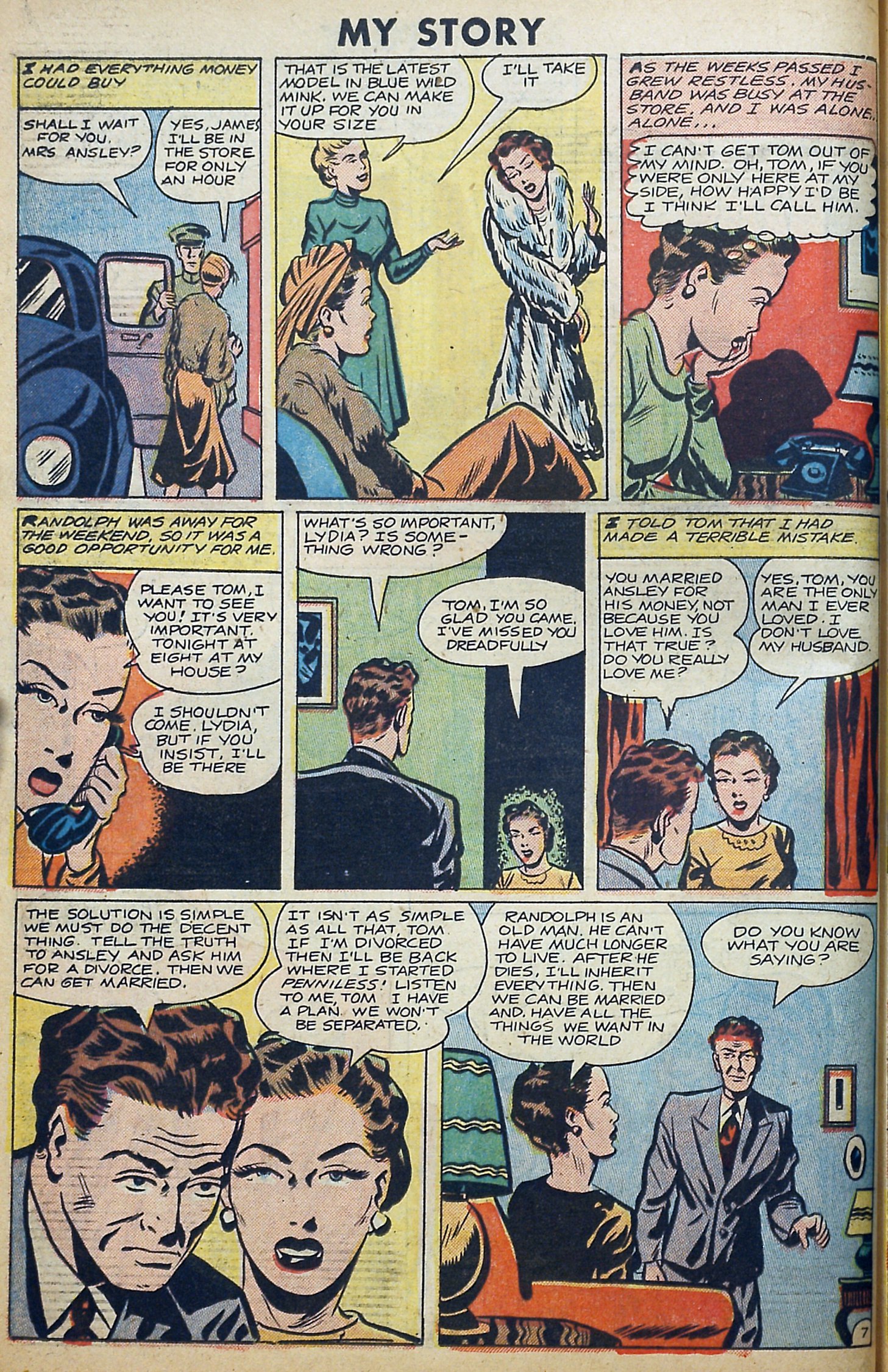 Read online My Story True Romances In Pictures comic -  Issue #11 - 17