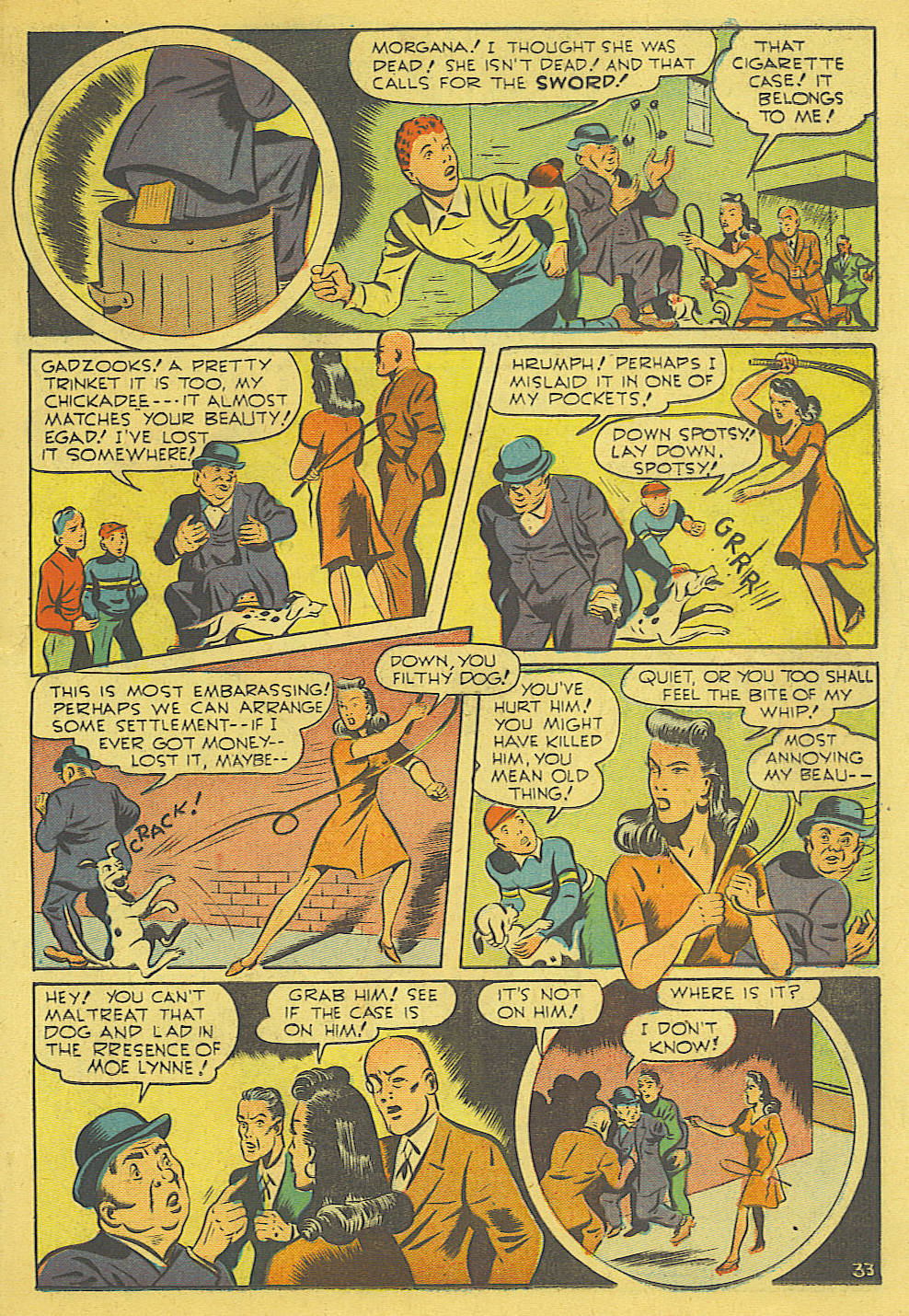 Read online Super-Mystery Comics comic -  Issue #18 - 34