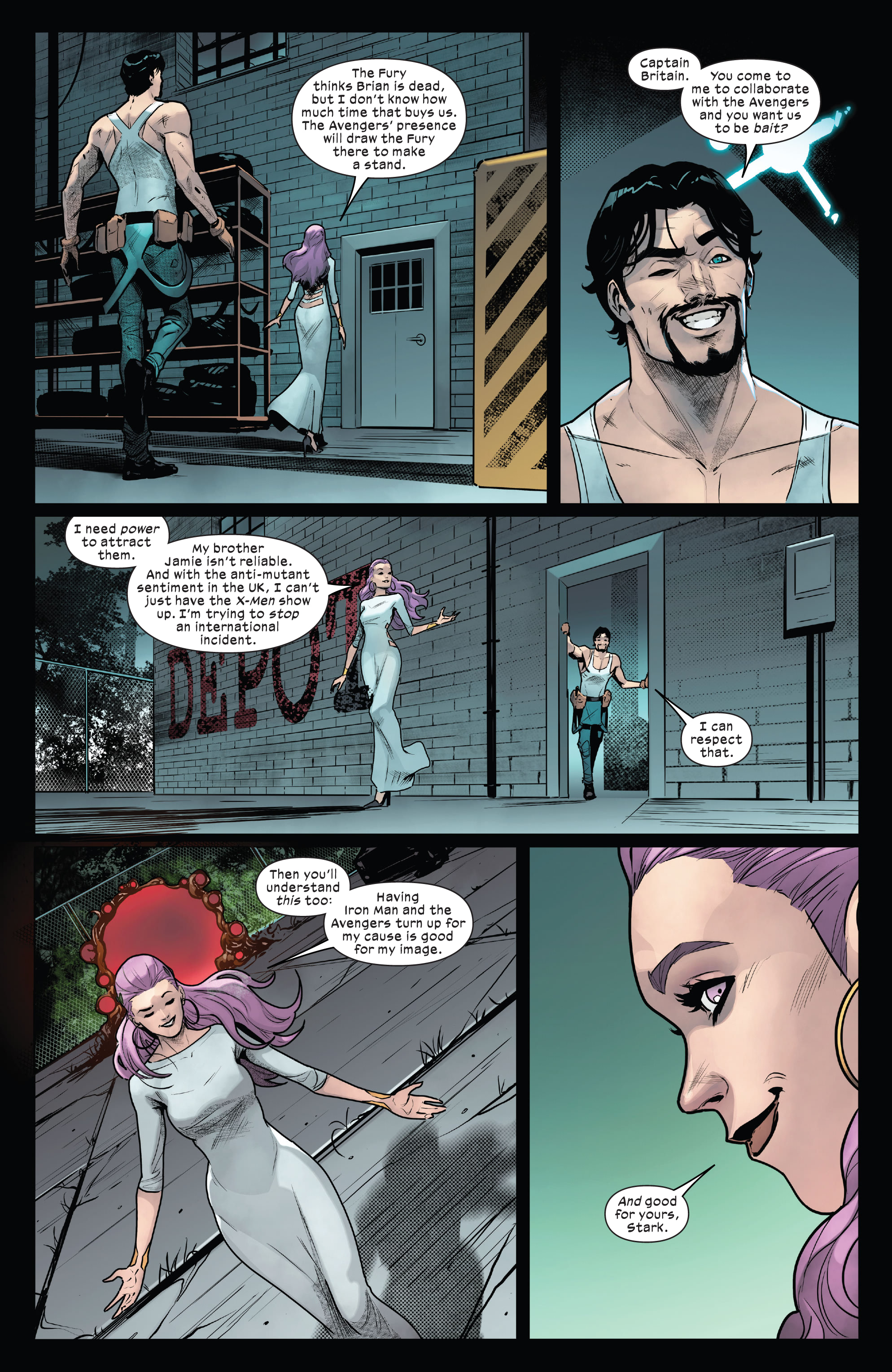 Read online Betsy Braddock: Captain Britain comic -  Issue #4 - 4