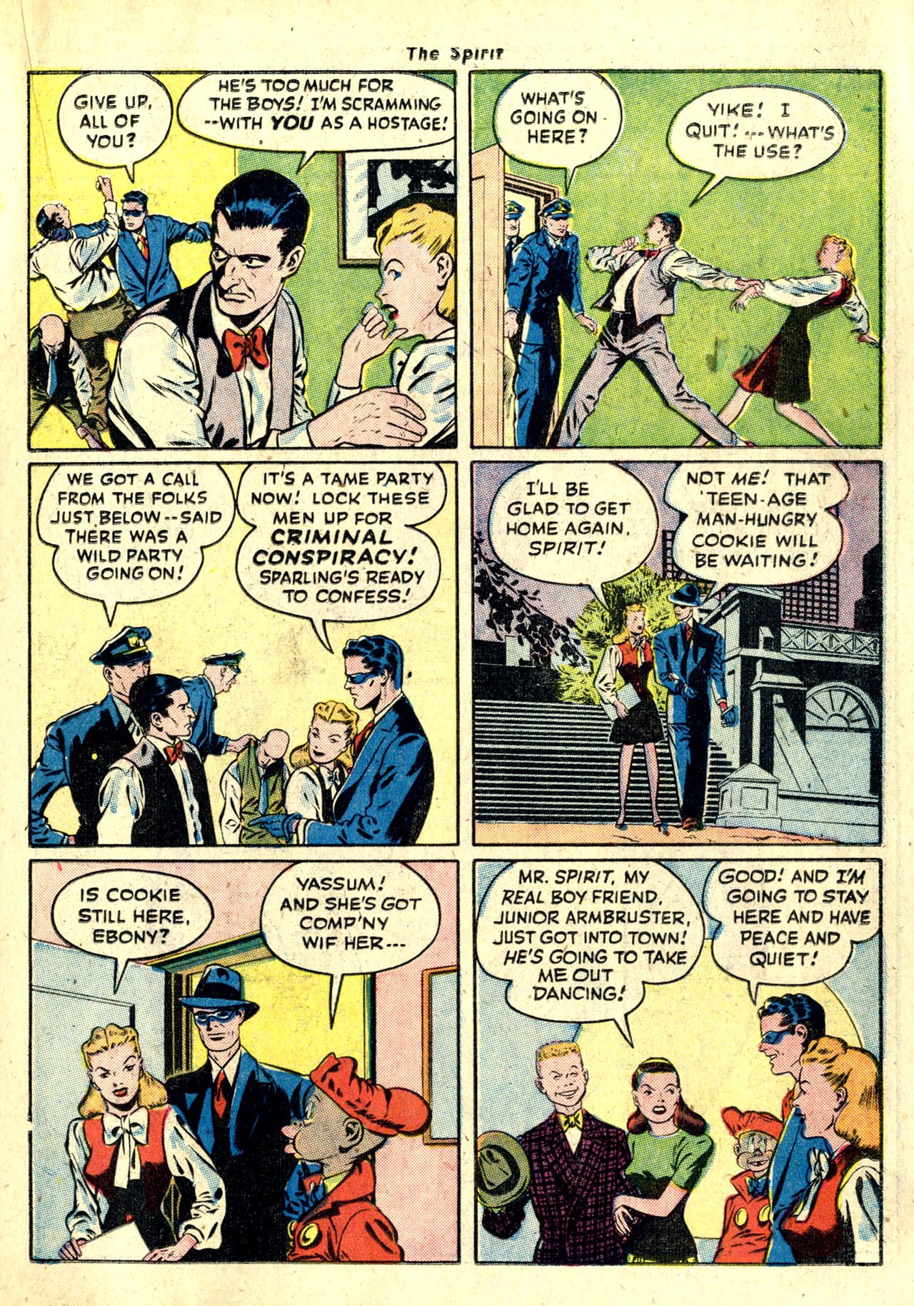 Read online The Spirit (1944) comic -  Issue #10 - 25