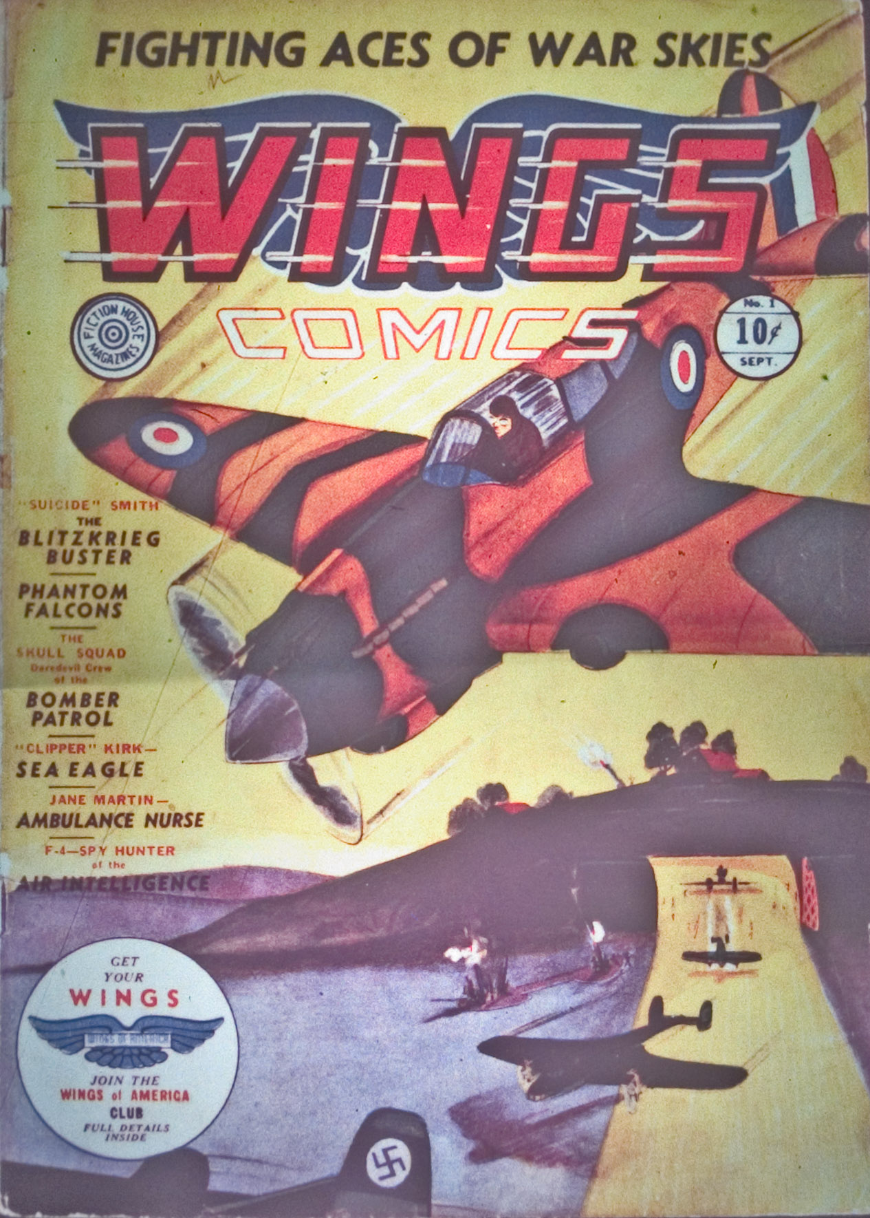 Read online Wings Comics comic -  Issue #1 - 2