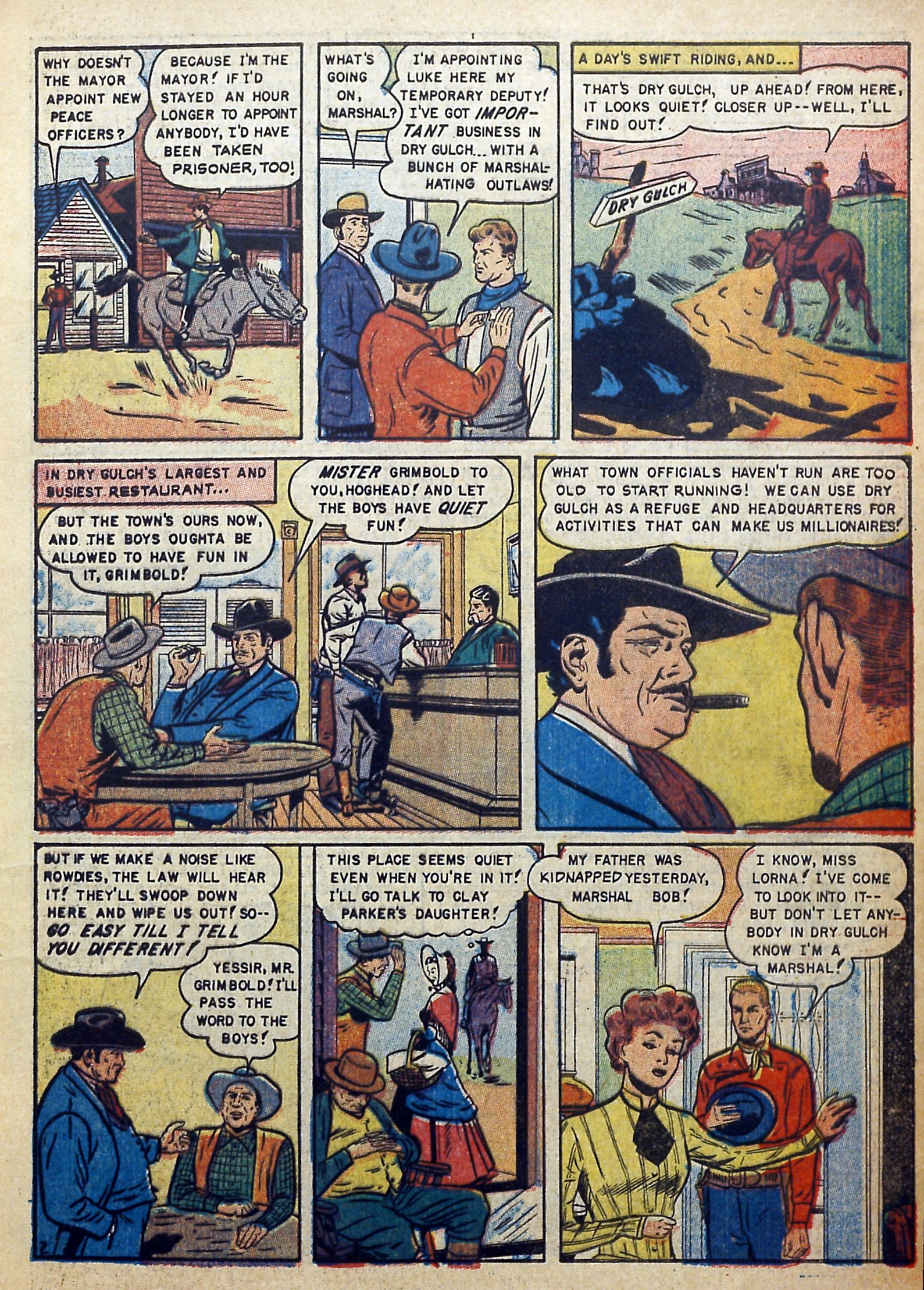 Read online Gunsmoke Trail comic -  Issue #4 - 5