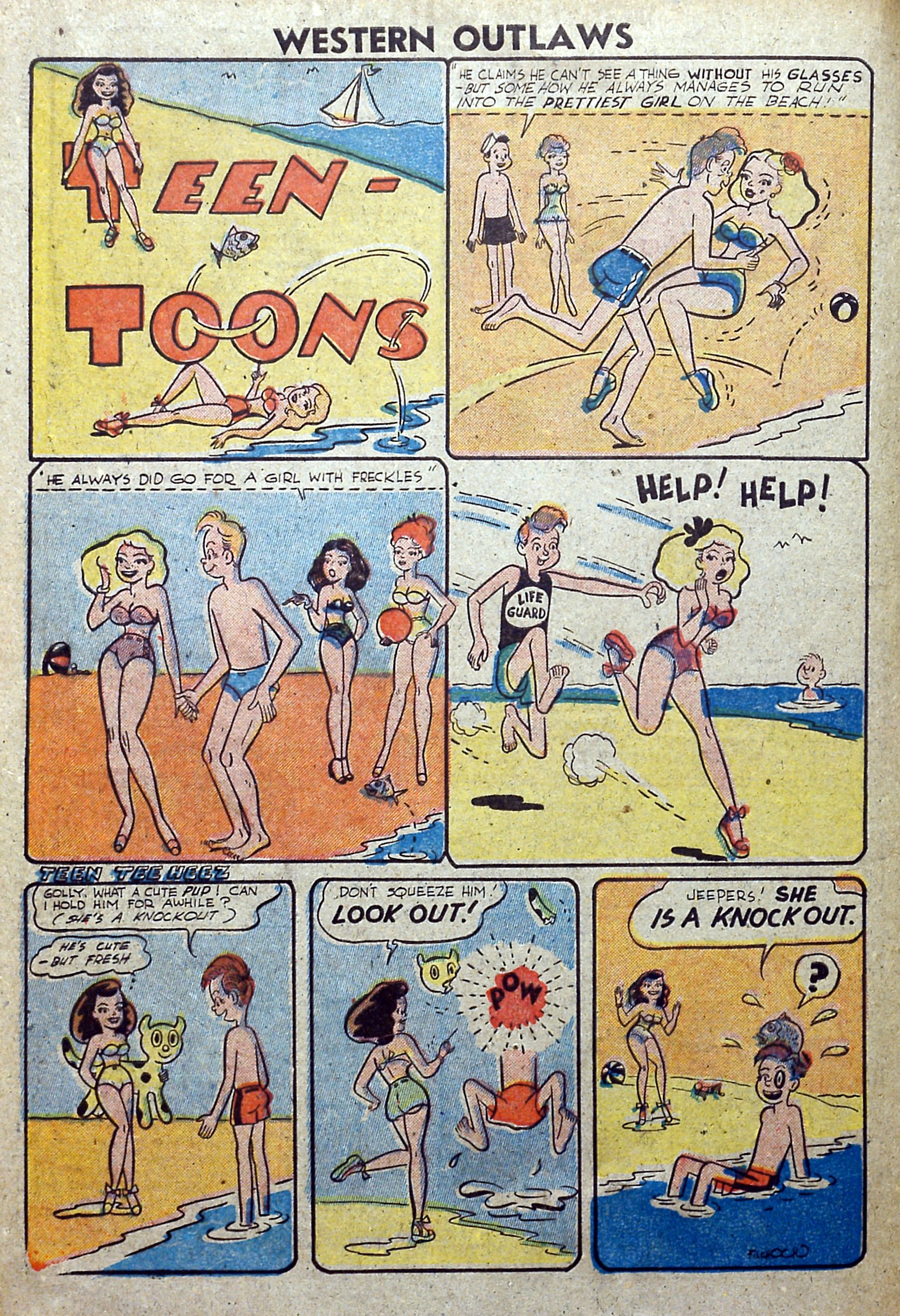 Read online Western Outlaws (1948) comic -  Issue #17 - 30