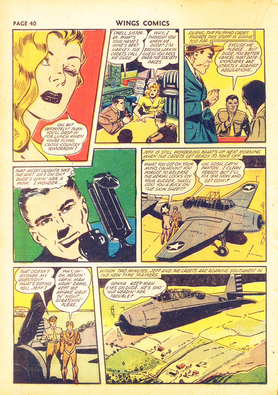 Read online Wings Comics comic -  Issue #28 - 42
