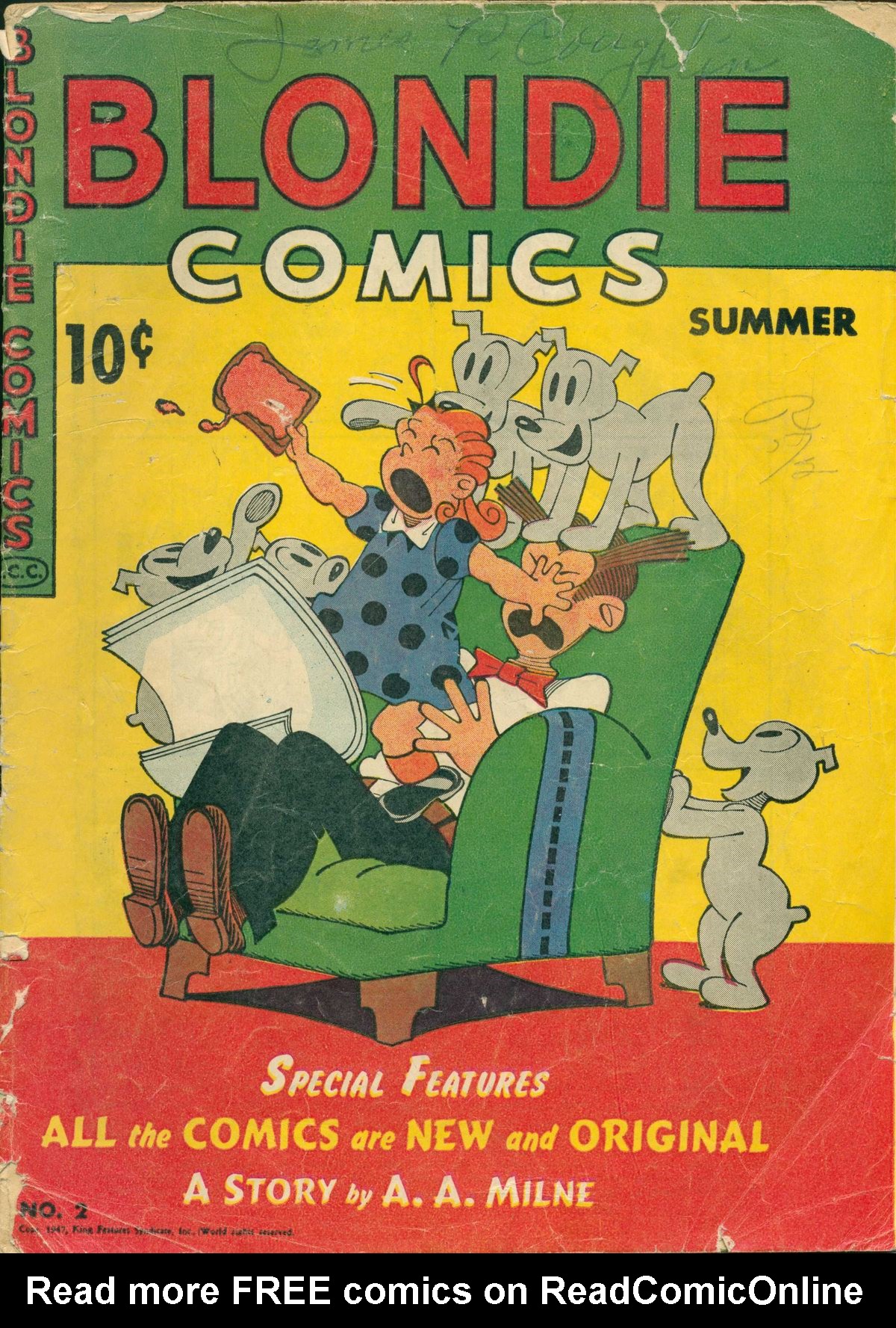 Read online Blondie Comics (1947) comic -  Issue #2 - 1