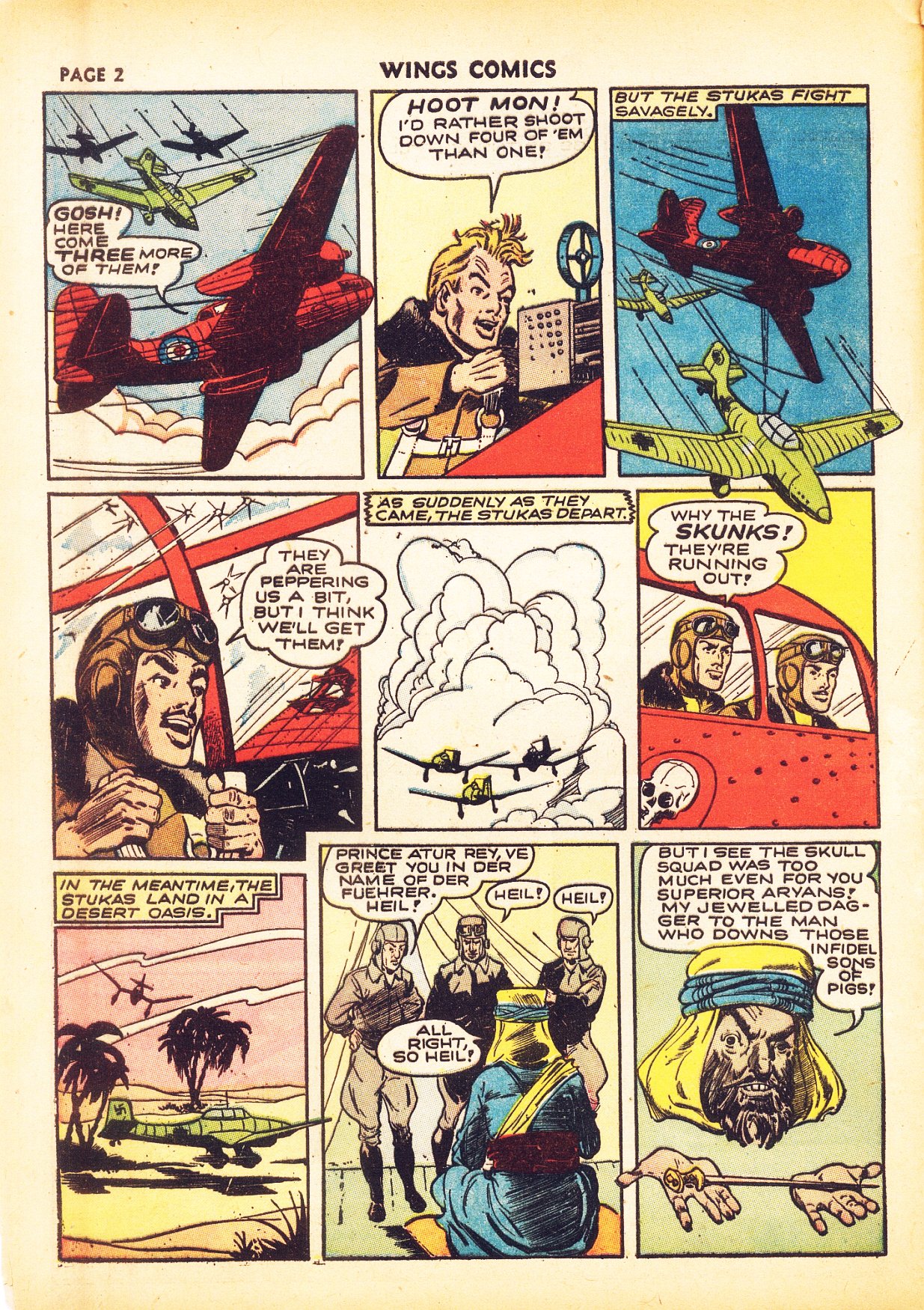 Read online Wings Comics comic -  Issue #24 - 4