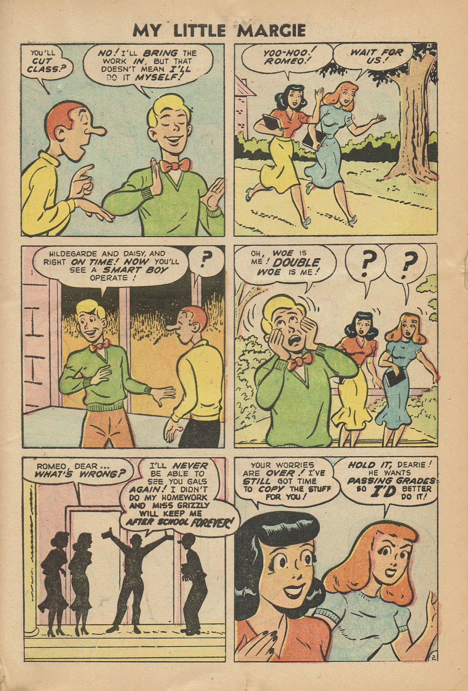Read online My Little Margie (1954) comic -  Issue #9 - 29