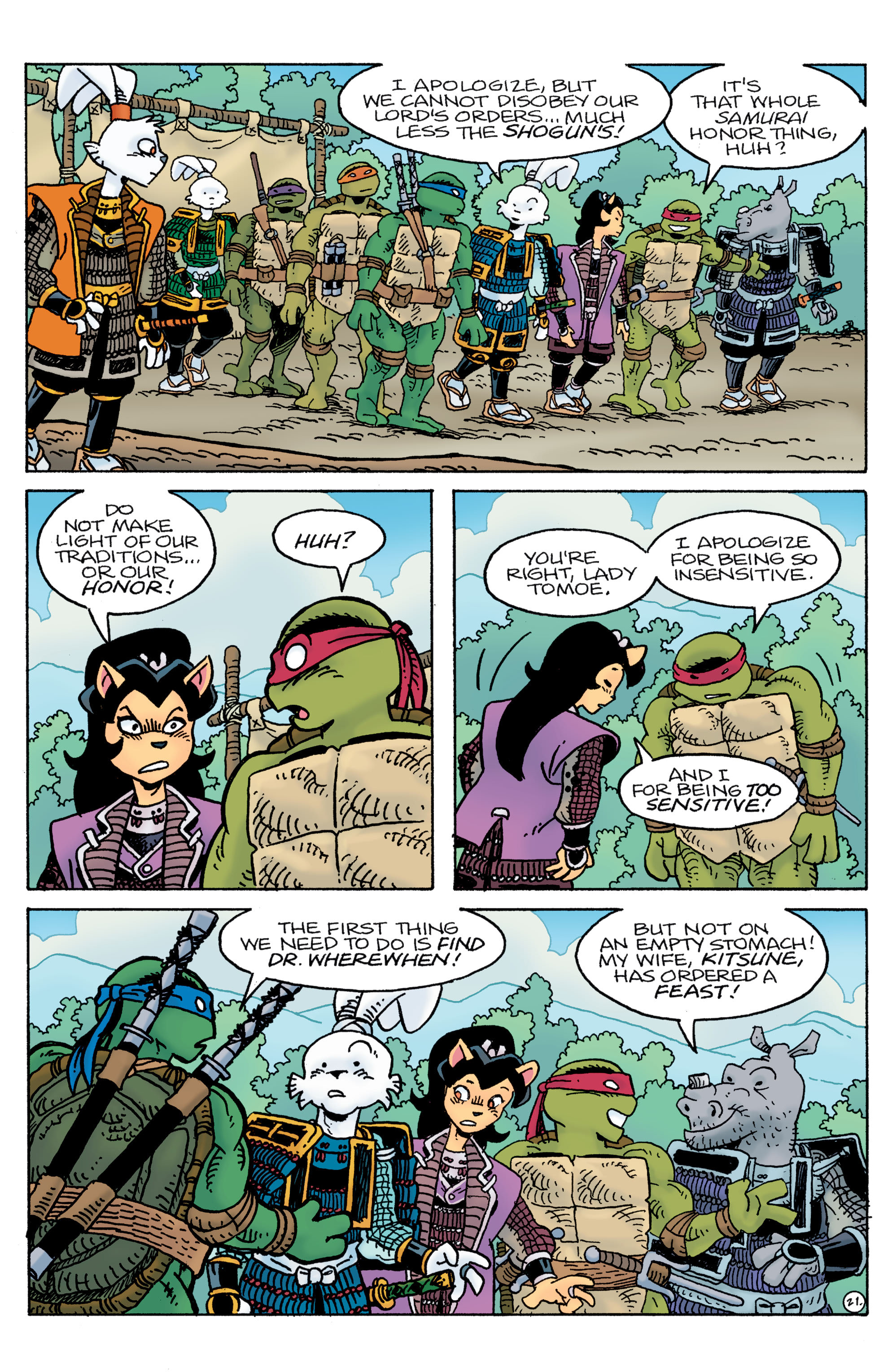 Read online Teenage Mutant Ninja Turtles/Usagi Yojimbo: WhereWhen comic -  Issue #2 - 23