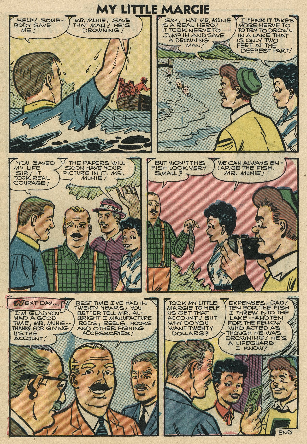 Read online My Little Margie (1954) comic -  Issue #14 - 13