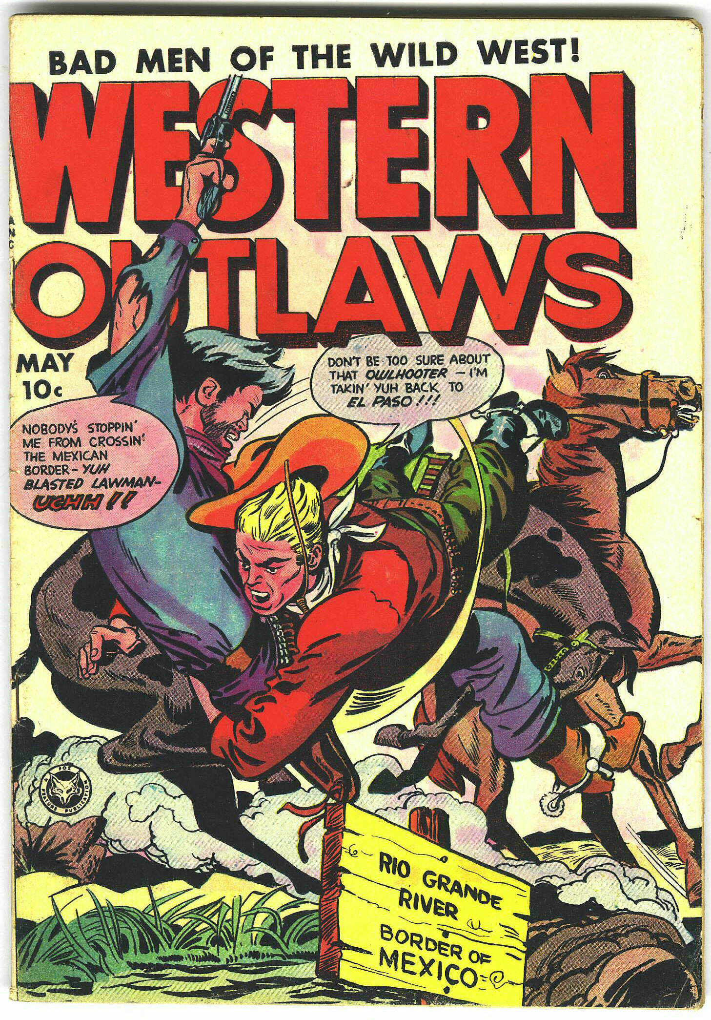 Read online Western Outlaws (1948) comic -  Issue #21 - 1