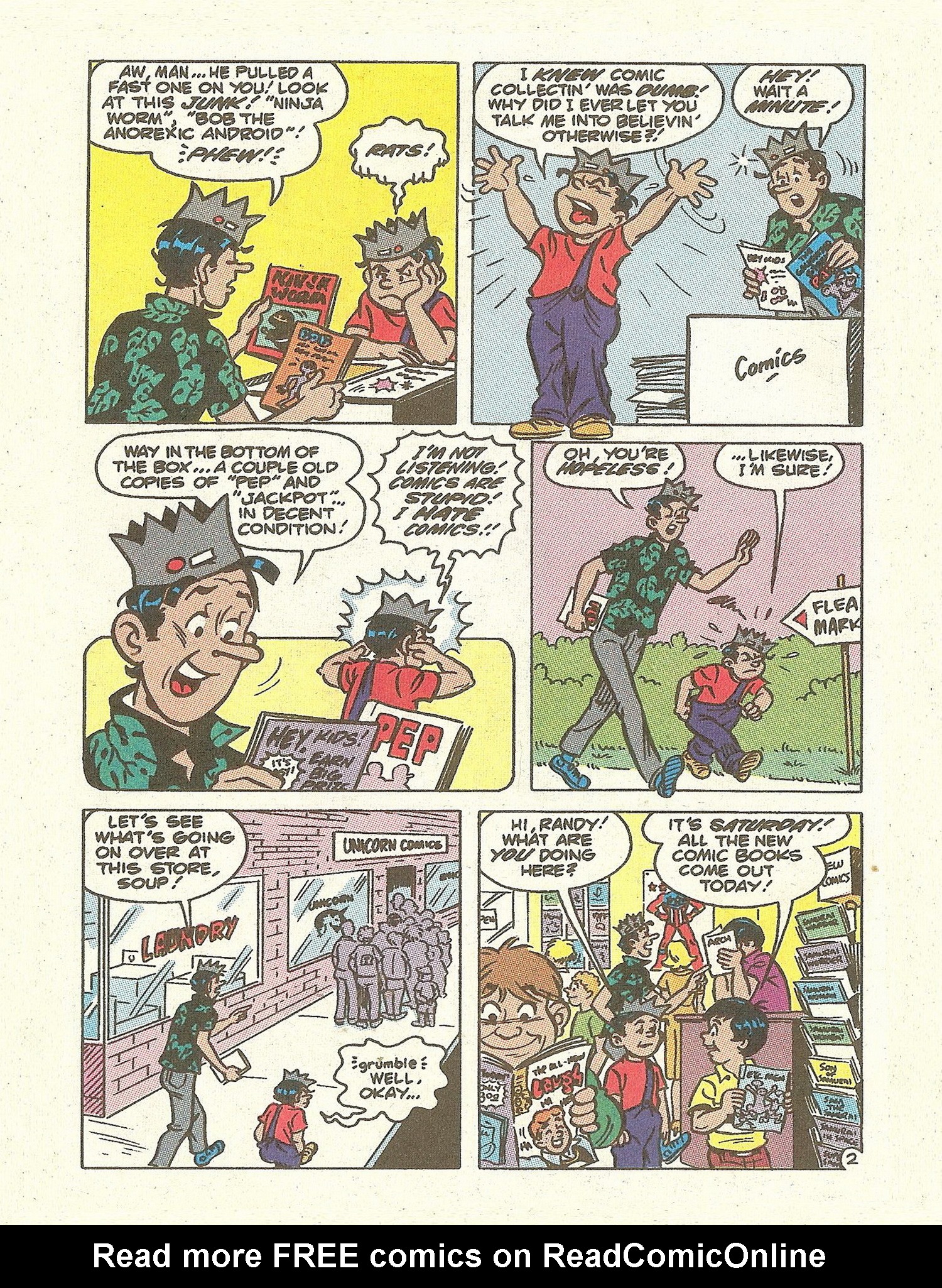 Read online Jughead Jones Comics Digest comic -  Issue #77 - 36