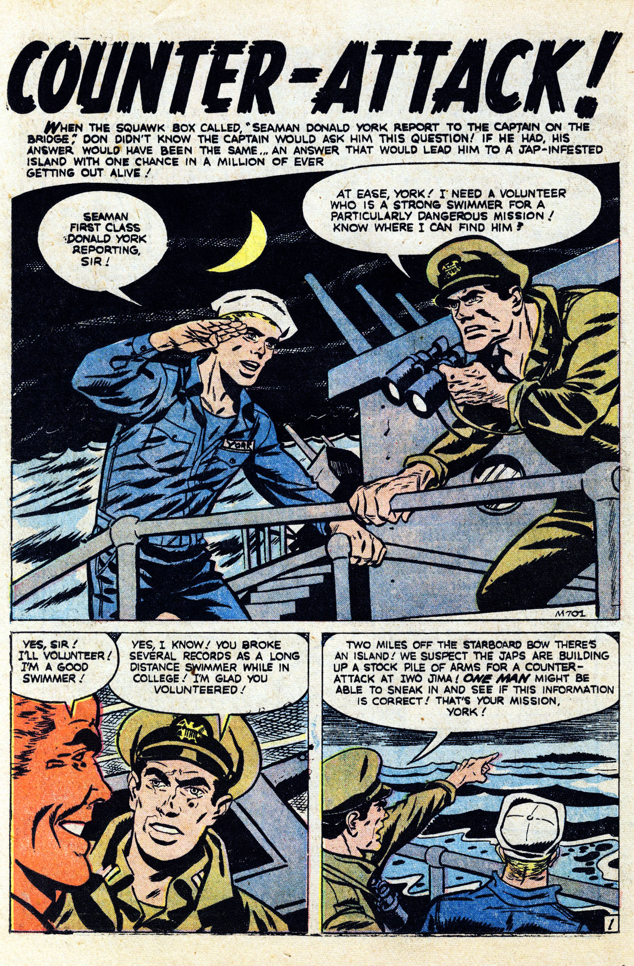 Read online Navy Action (1957) comic -  Issue #18 - 16