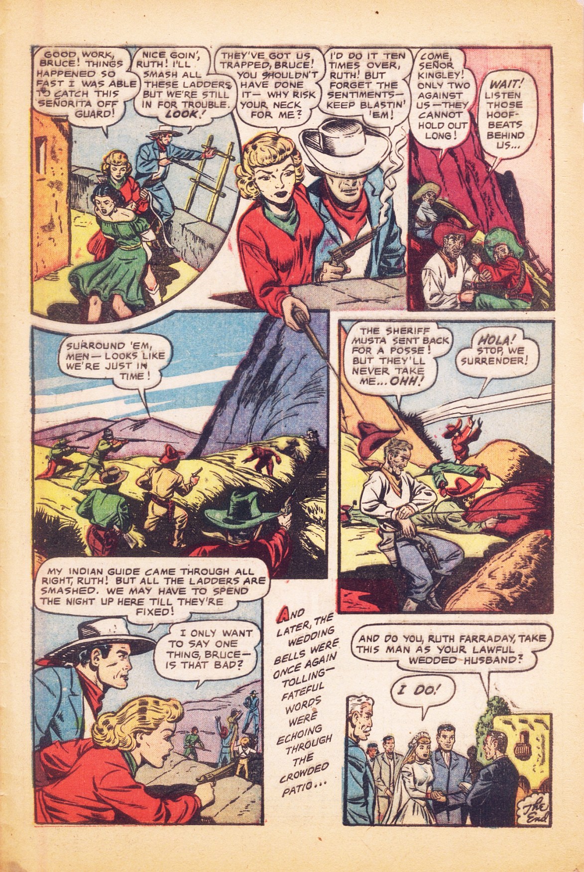 Read online Cowgirl Romances (1950) comic -  Issue #9 - 33