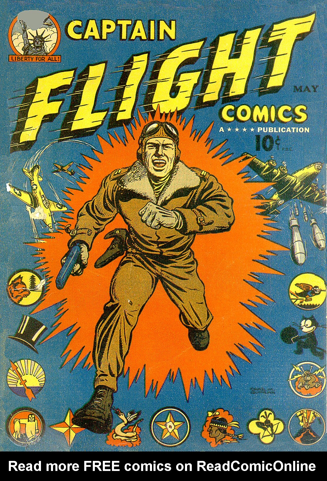 Read online Captain Flight Comics comic -  Issue #2 - 1