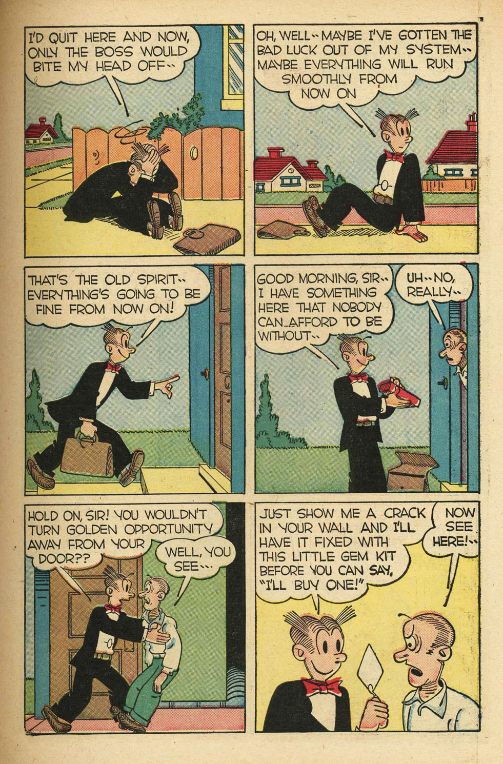 Read online Blondie Comics (1947) comic -  Issue #6 - 7