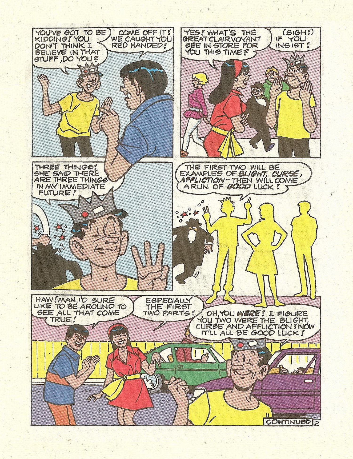 Read online Jughead Jones Comics Digest comic -  Issue #77 - 11