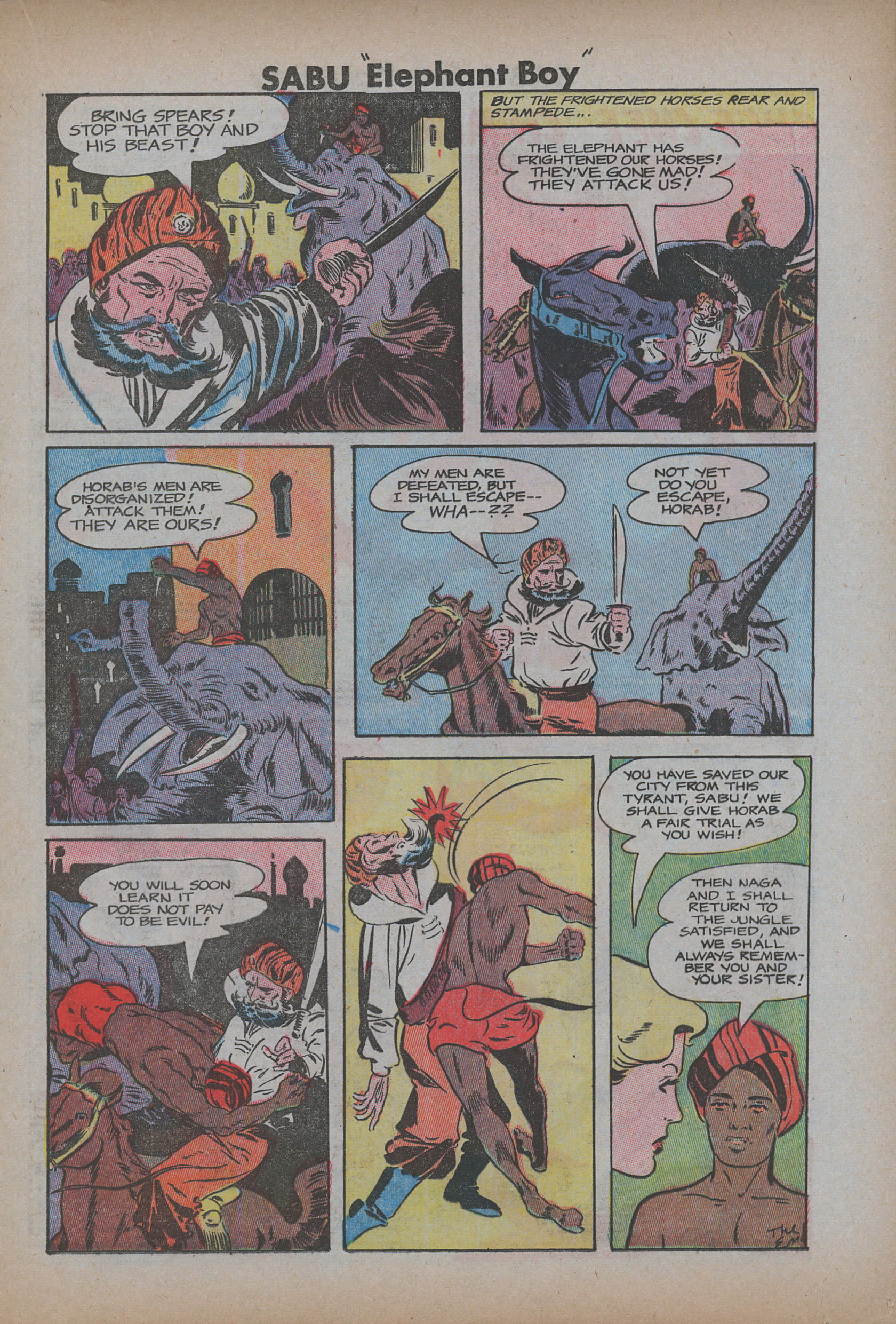 Read online Sabu: Elephant Boy comic -  Issue #1 - 17