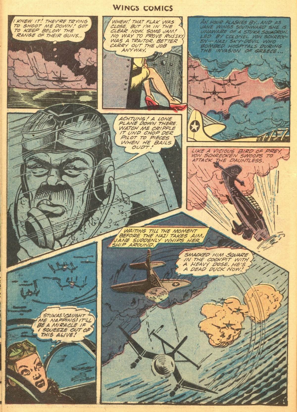 Read online Wings Comics comic -  Issue #35 - 46