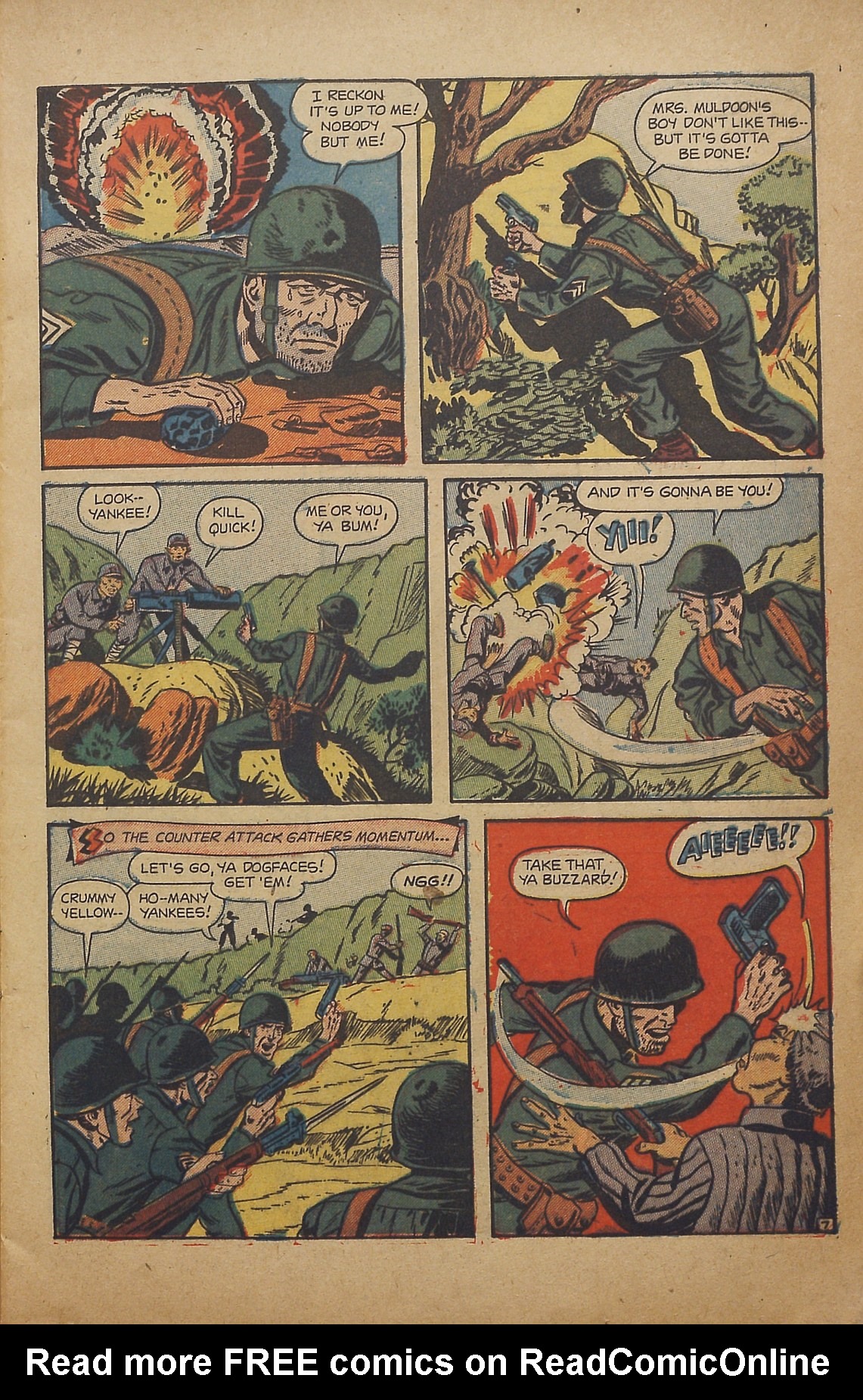 Read online G-I in Battle (1952) comic -  Issue #5 - 9