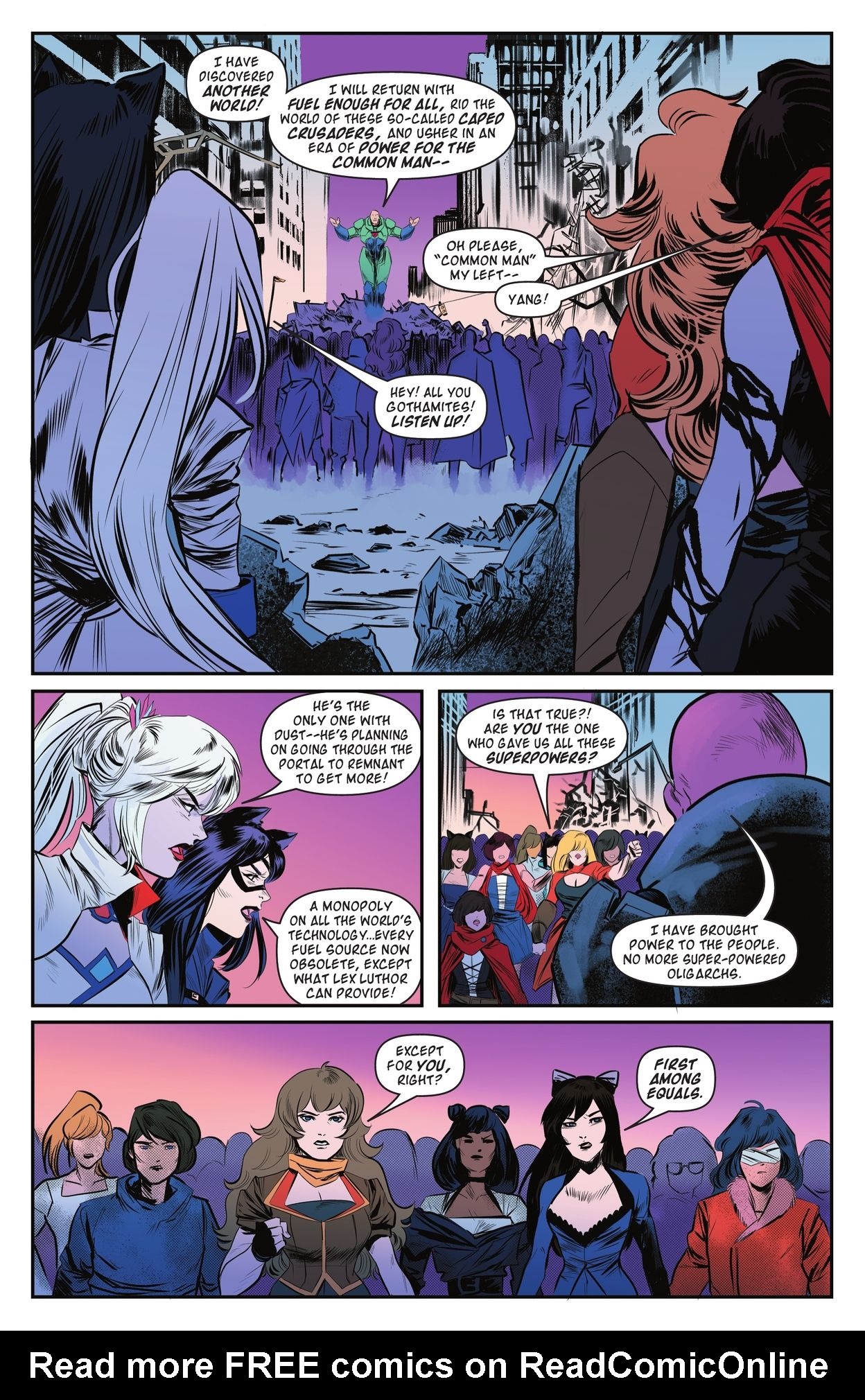 Read online DC/RWBY comic -  Issue #5 - 16