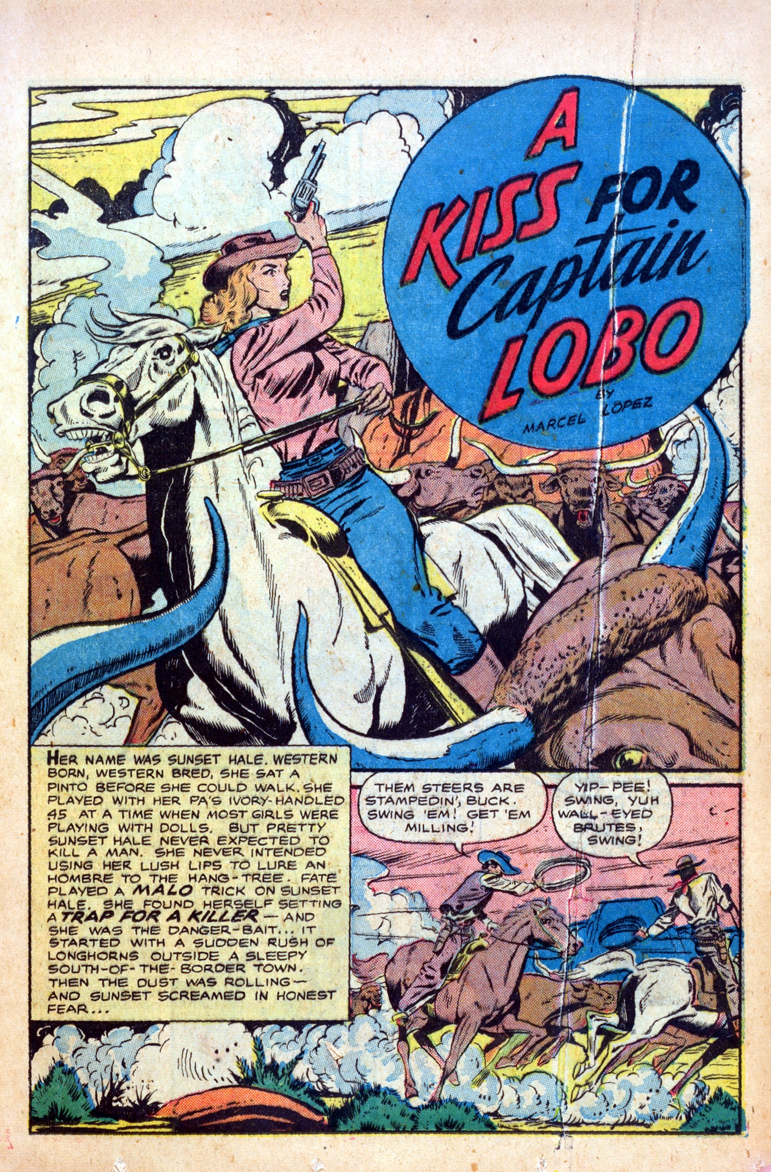 Read online Cowgirl Romances (1950) comic -  Issue #1 - 25
