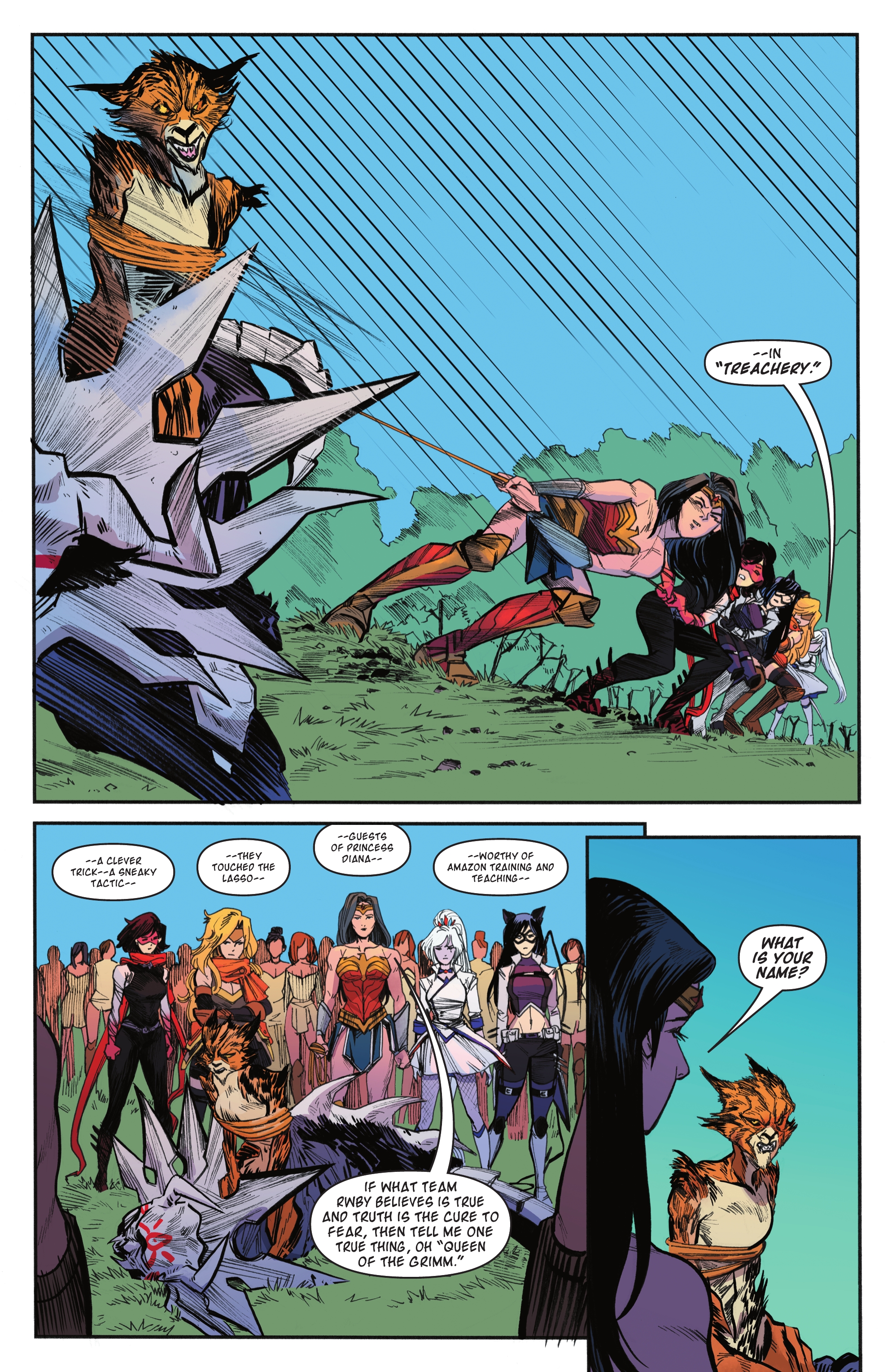 Read online DC/RWBY comic -  Issue #4 - 8