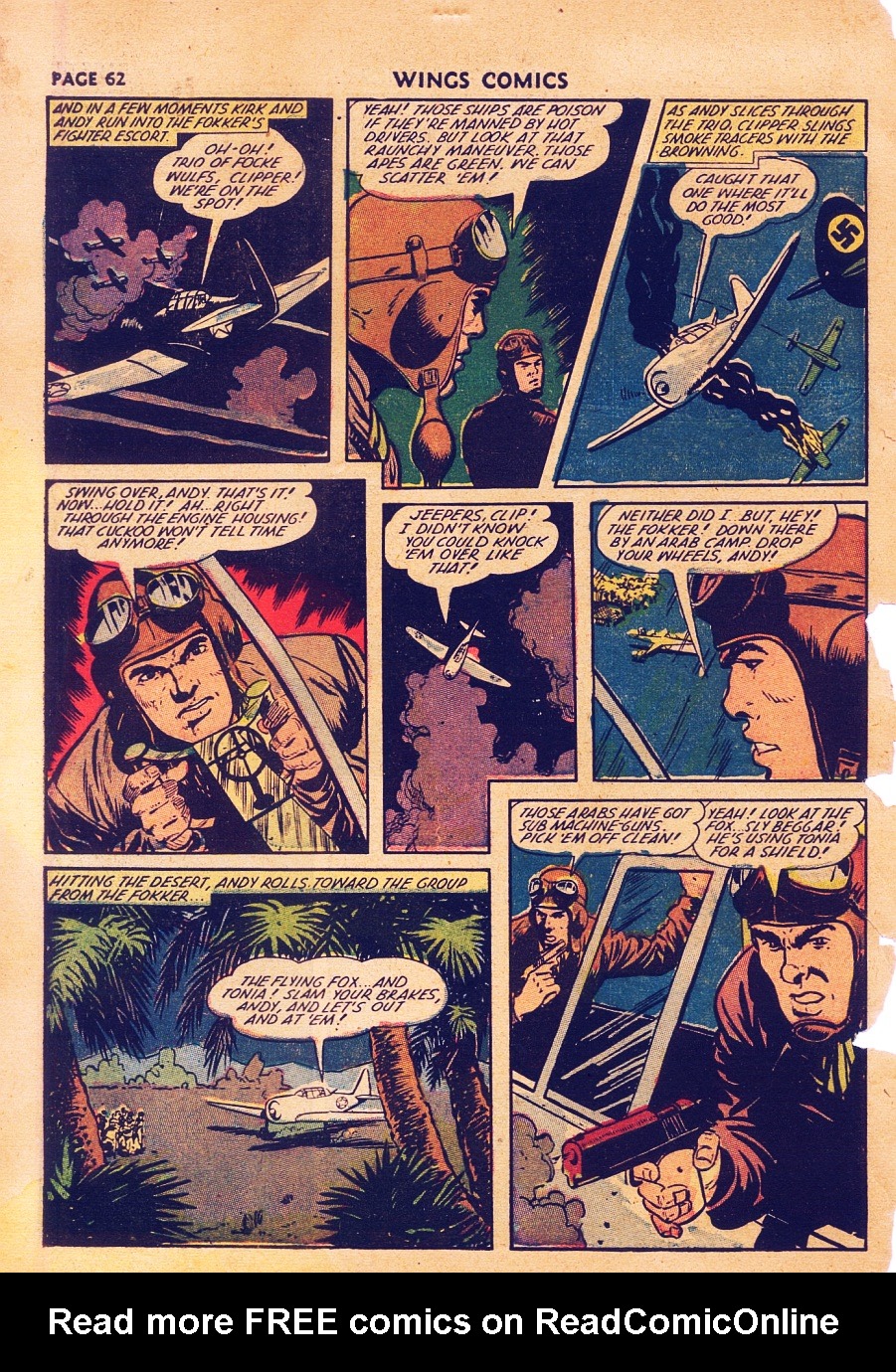 Read online Wings Comics comic -  Issue #28 - 64
