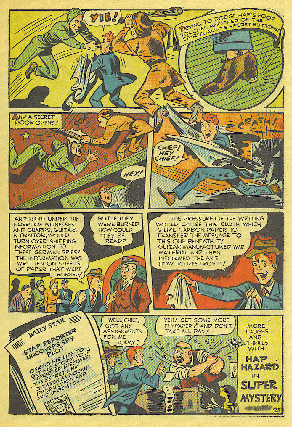 Read online Super-Mystery Comics comic -  Issue #18 - 28