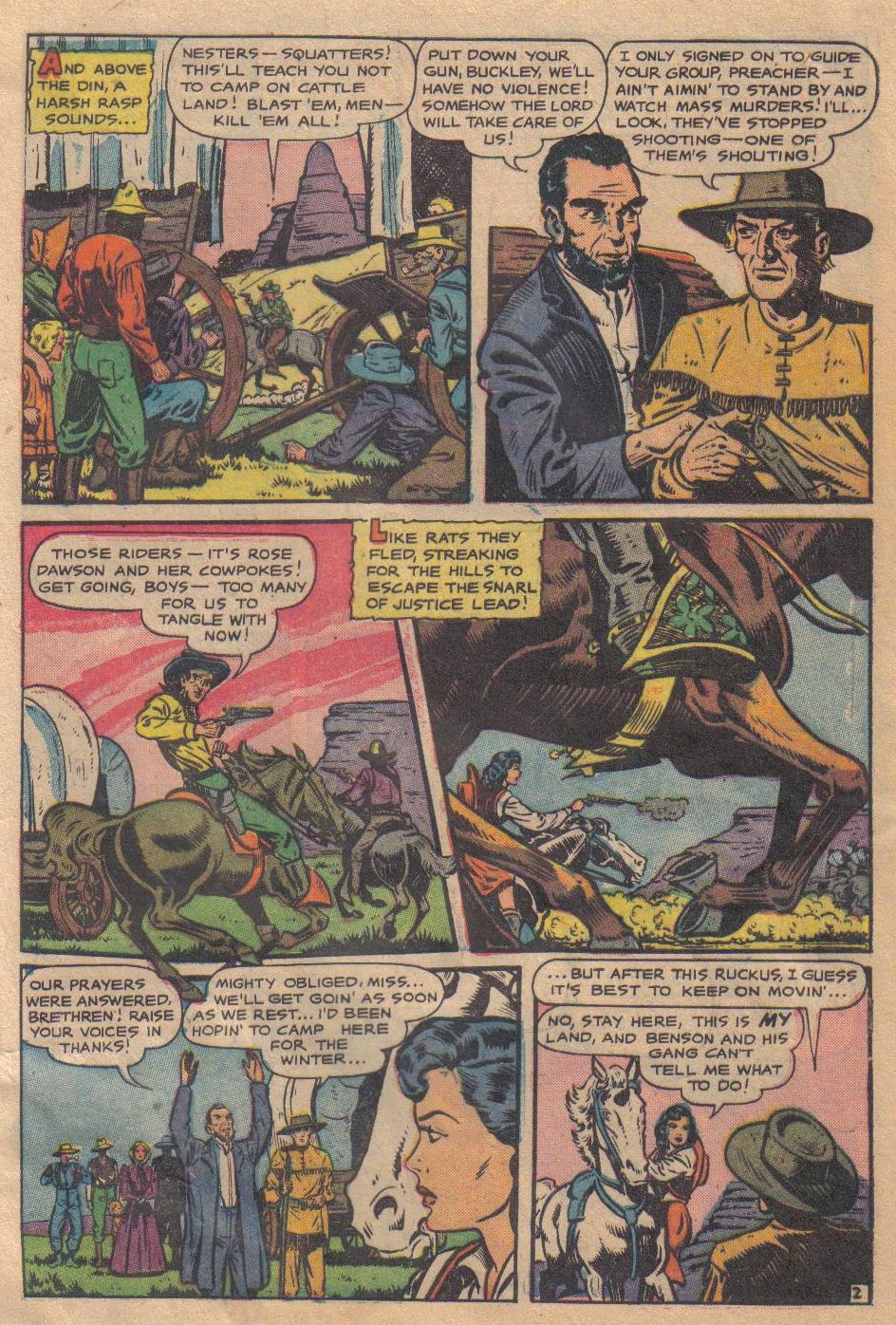 Read online Cowgirl Romances (1950) comic -  Issue #6 - 5