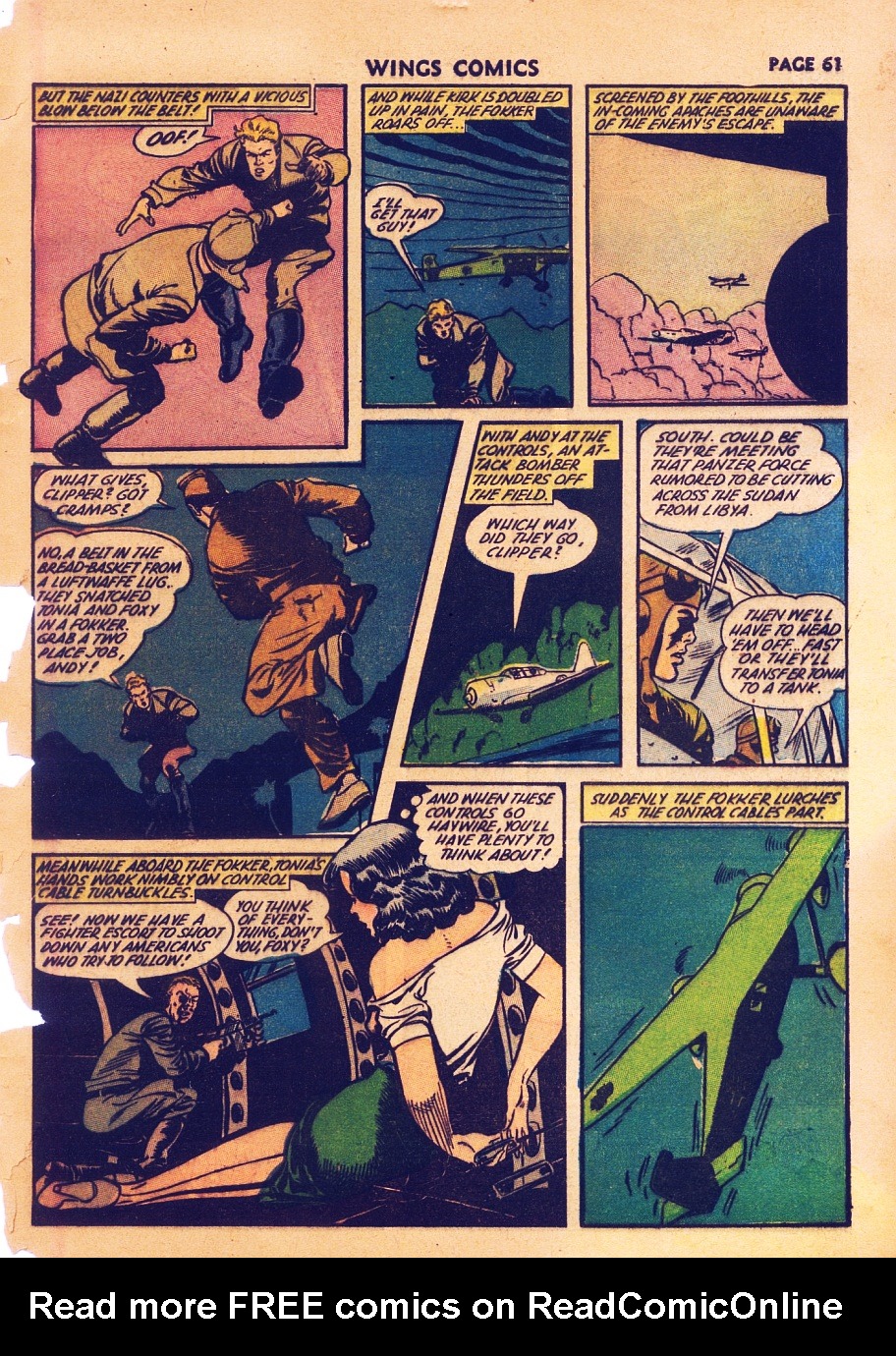Read online Wings Comics comic -  Issue #28 - 63
