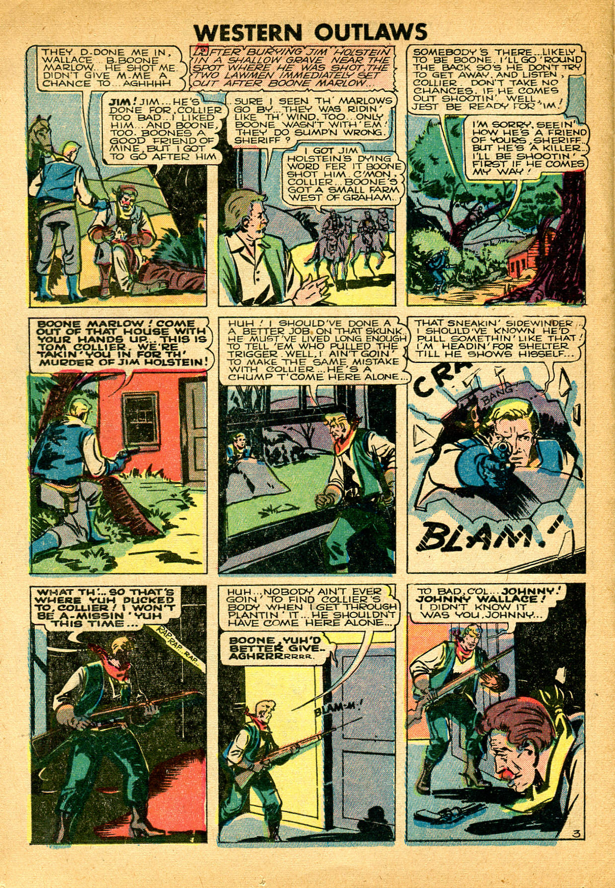 Read online Western Outlaws (1948) comic -  Issue #21 - 24