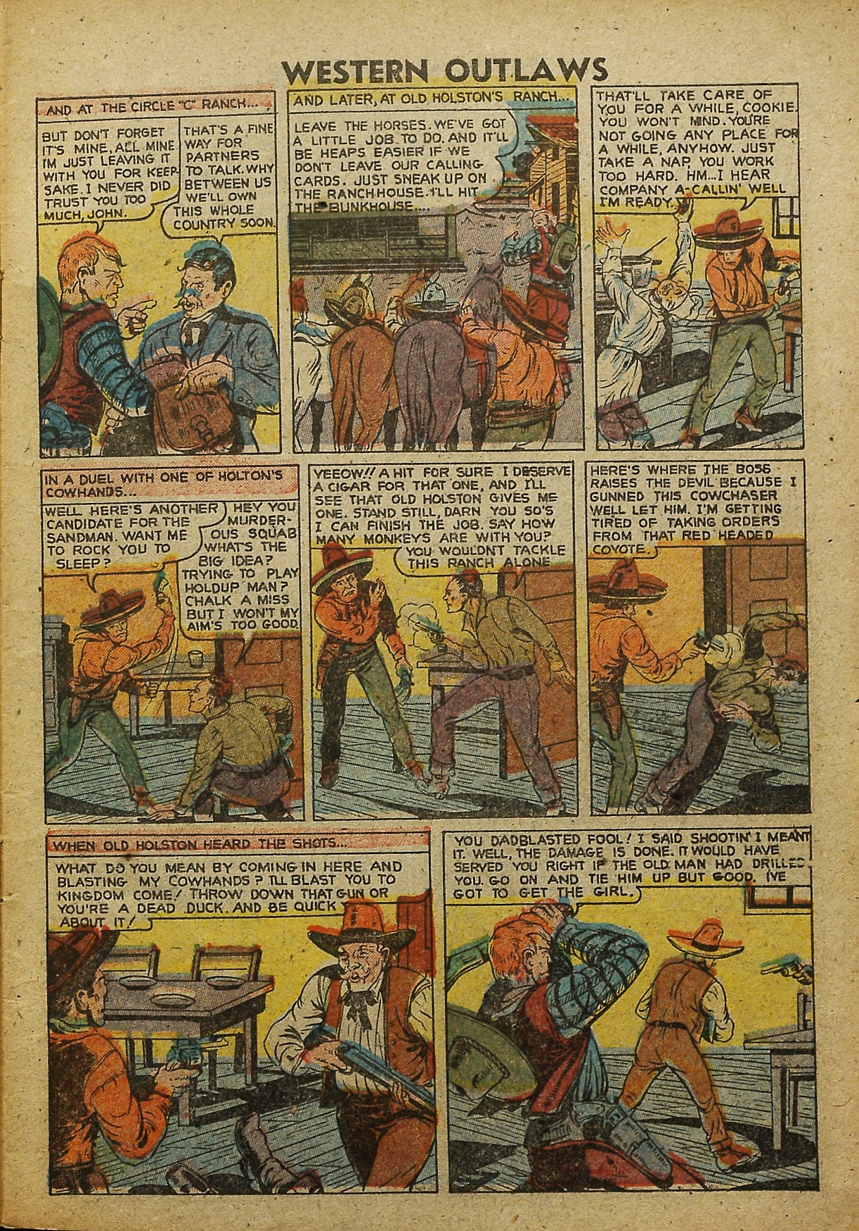 Read online Western Outlaws (1948) comic -  Issue #20 - 7
