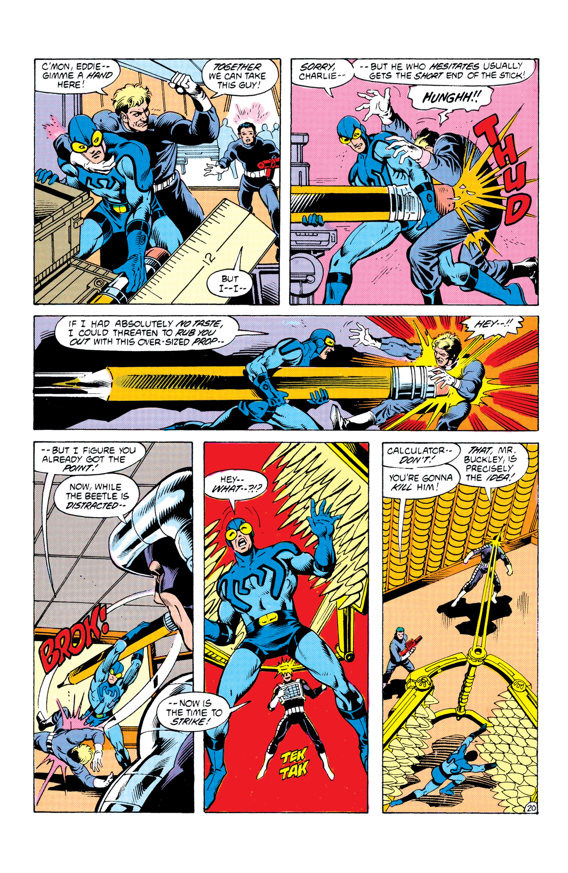 Read online Blue Beetle (1986) comic -  Issue #8 - 21