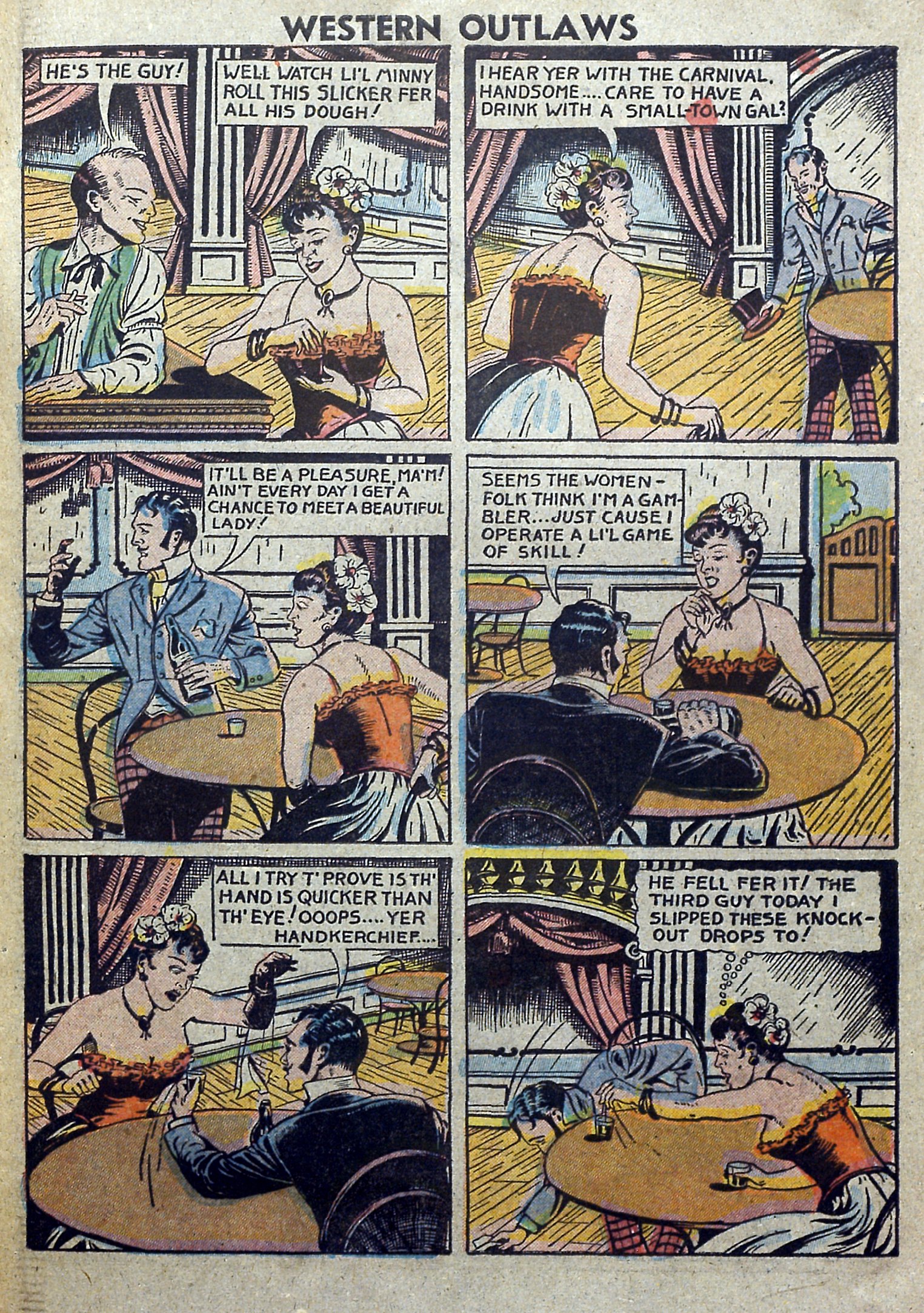 Read online Western Outlaws (1948) comic -  Issue #17 - 27